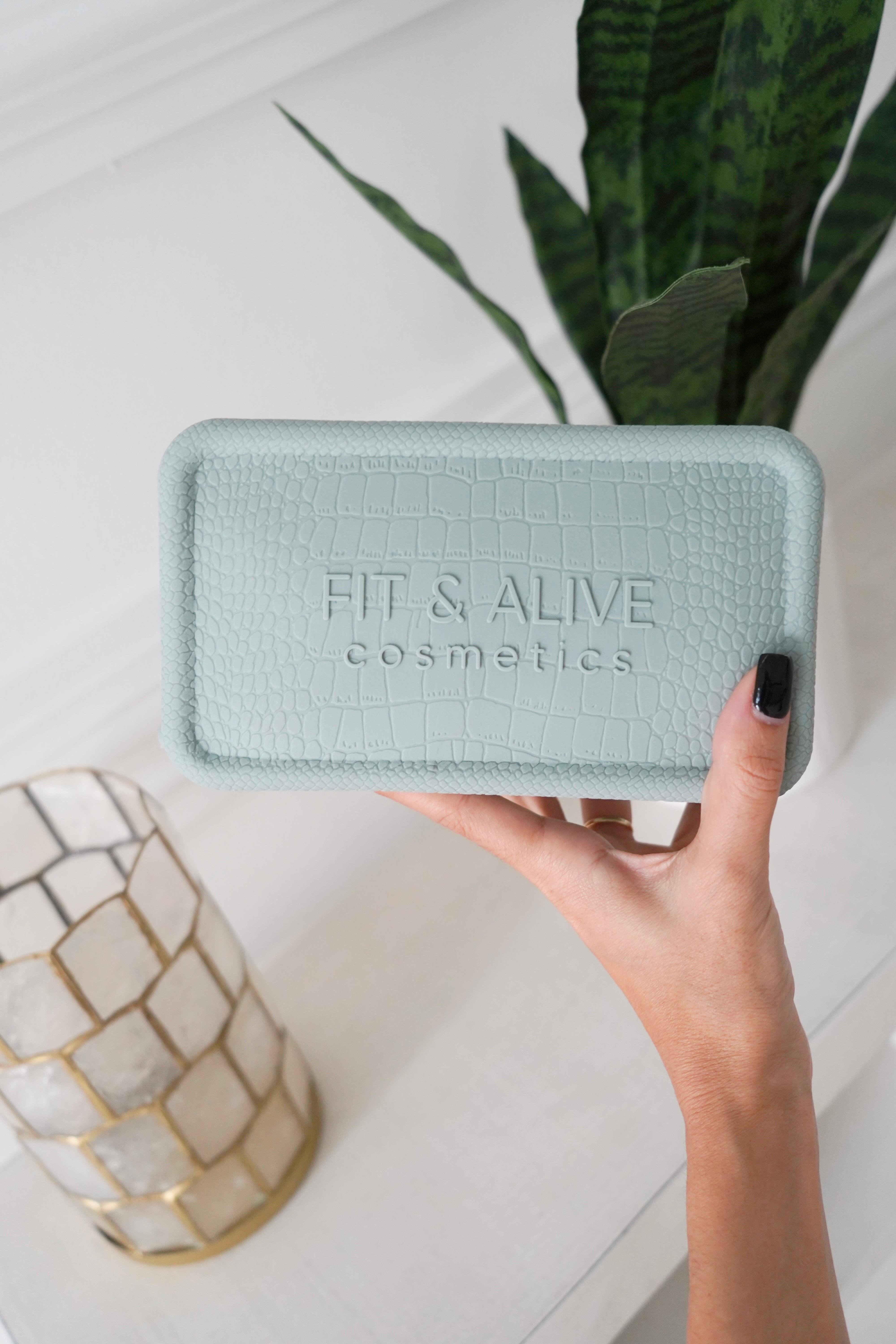 Fitalive Kokulu Silikon Makyaj Çantası - Mint Yeşili