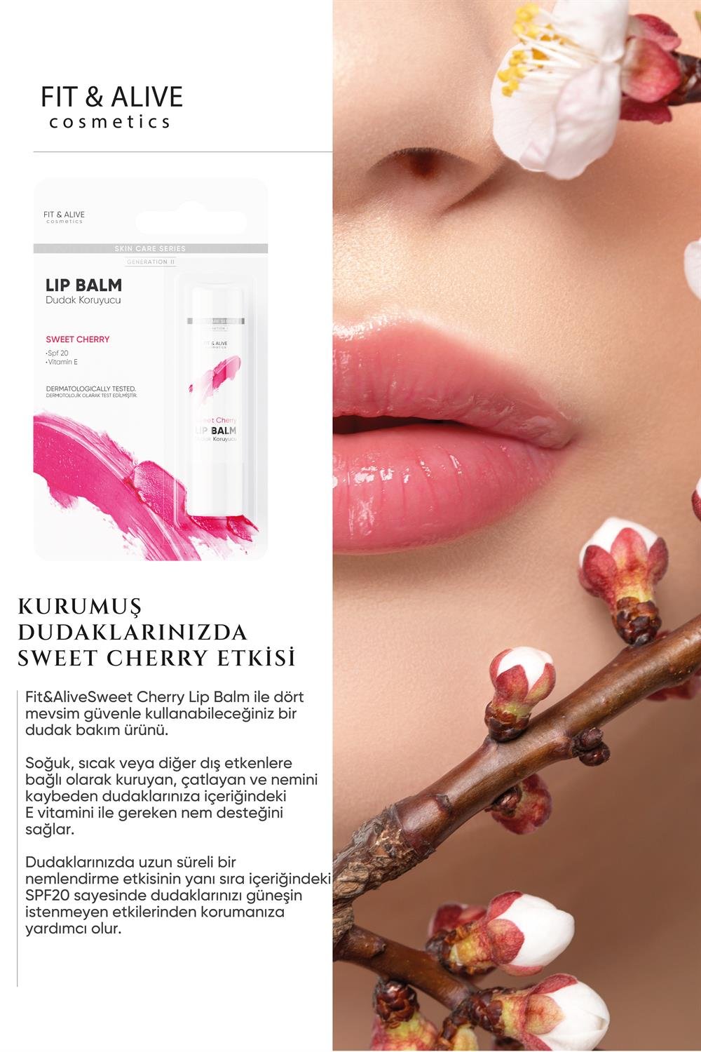 Fitalive Lip Balm Sweet Cherry