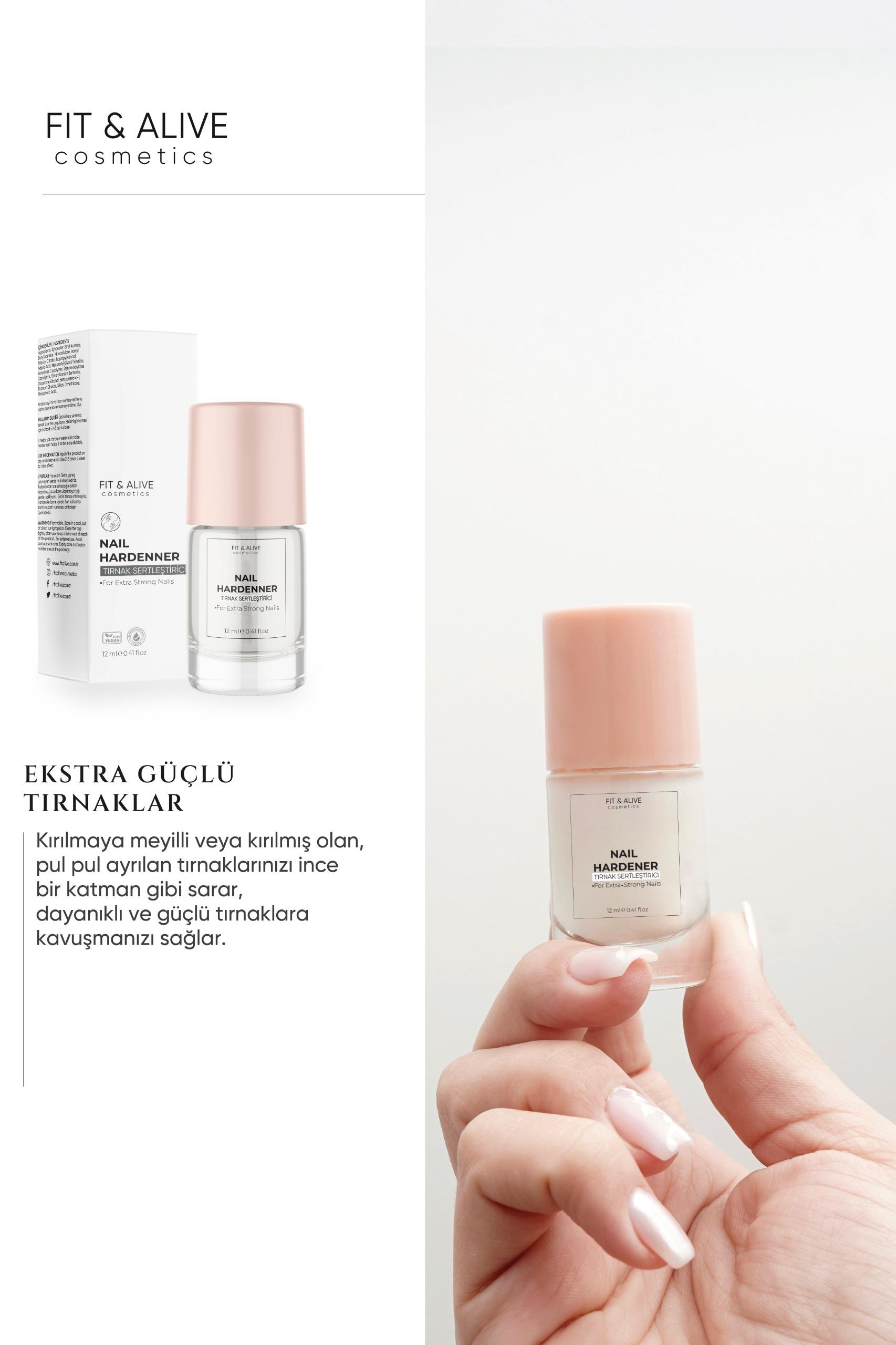 Fitalive Nail Hardener Tırnak Sertleştirici - Opak