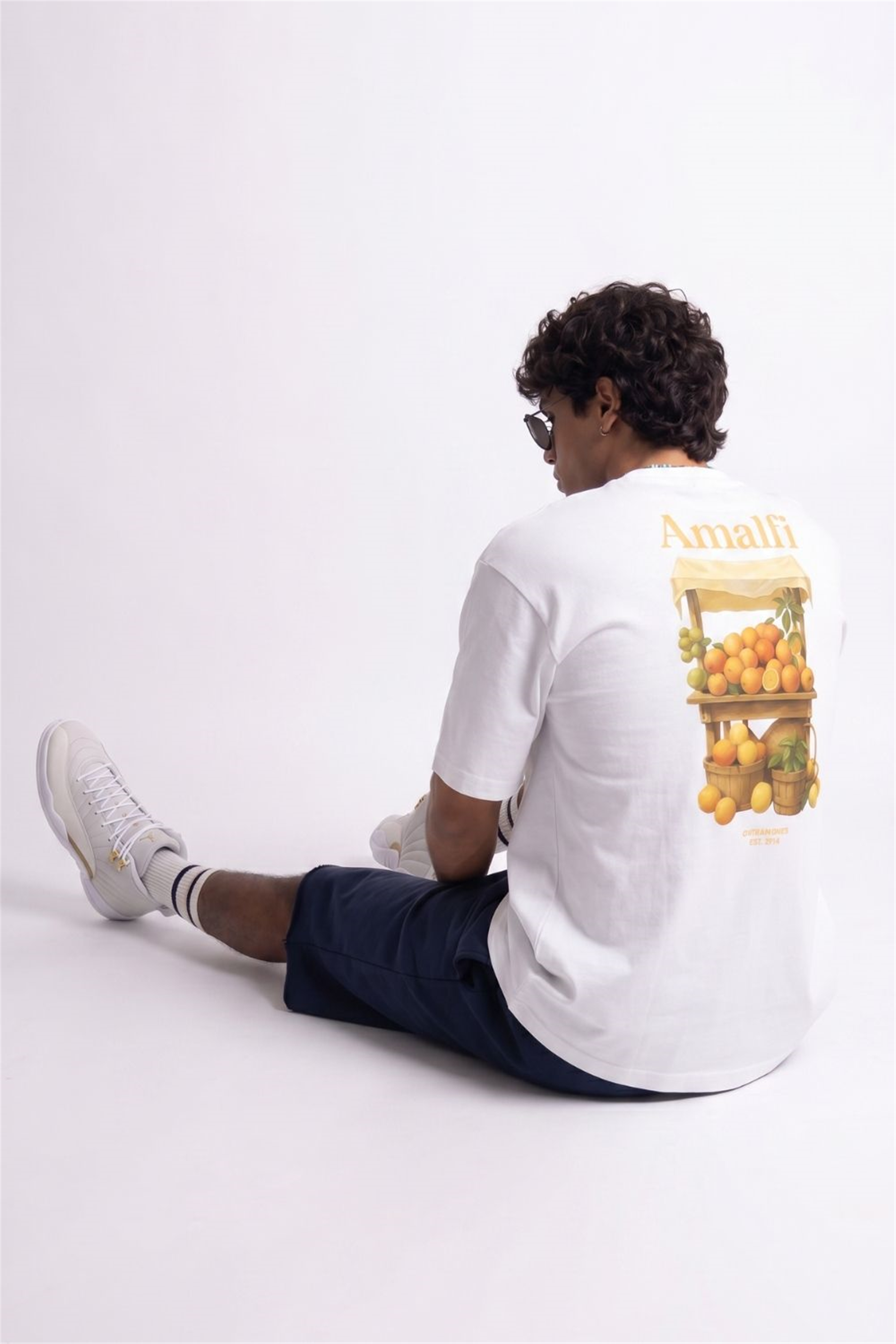 Amalfi Oversize Beyaz T-Shirt