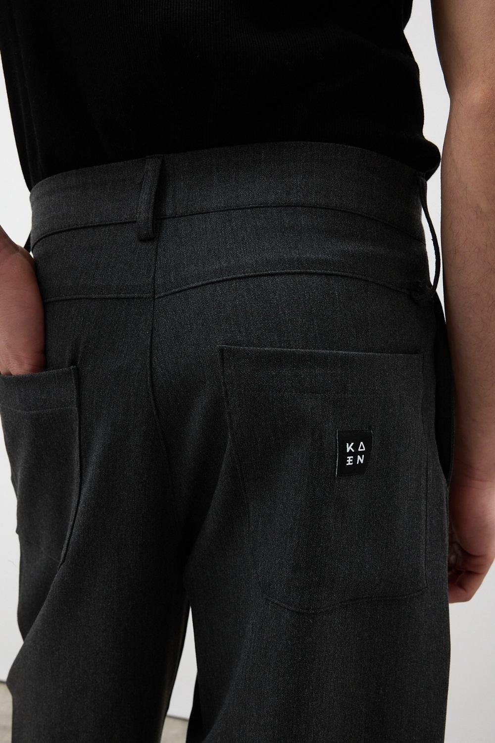 Antrasit Premium Pileli Kumaş Pantolon