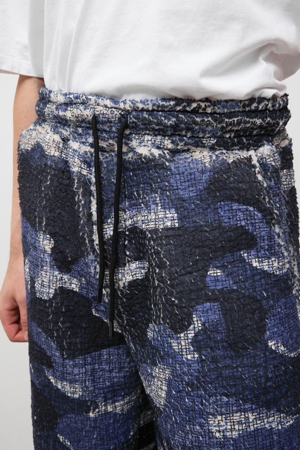 Ayarlanabilir Paça Desenli Baggy Eşofman Alt 001