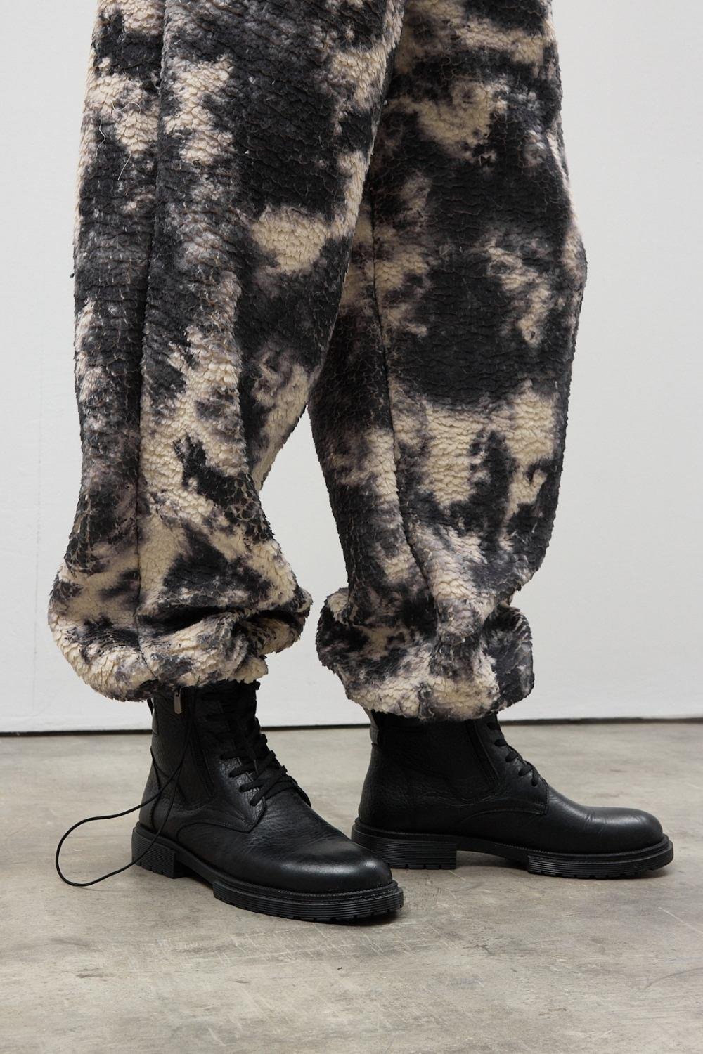 Ayarlanabilir Paça Desenli Baggy Eşofman Alt 002