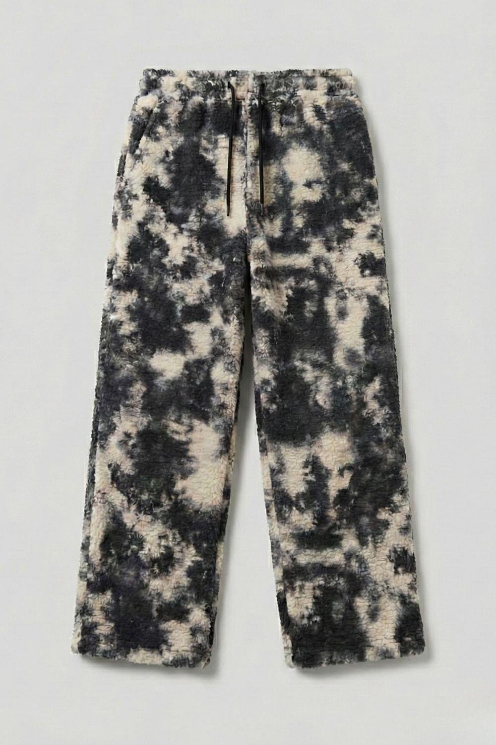 Ayarlanabilir Paça Desenli Baggy Eşofman Alt 002