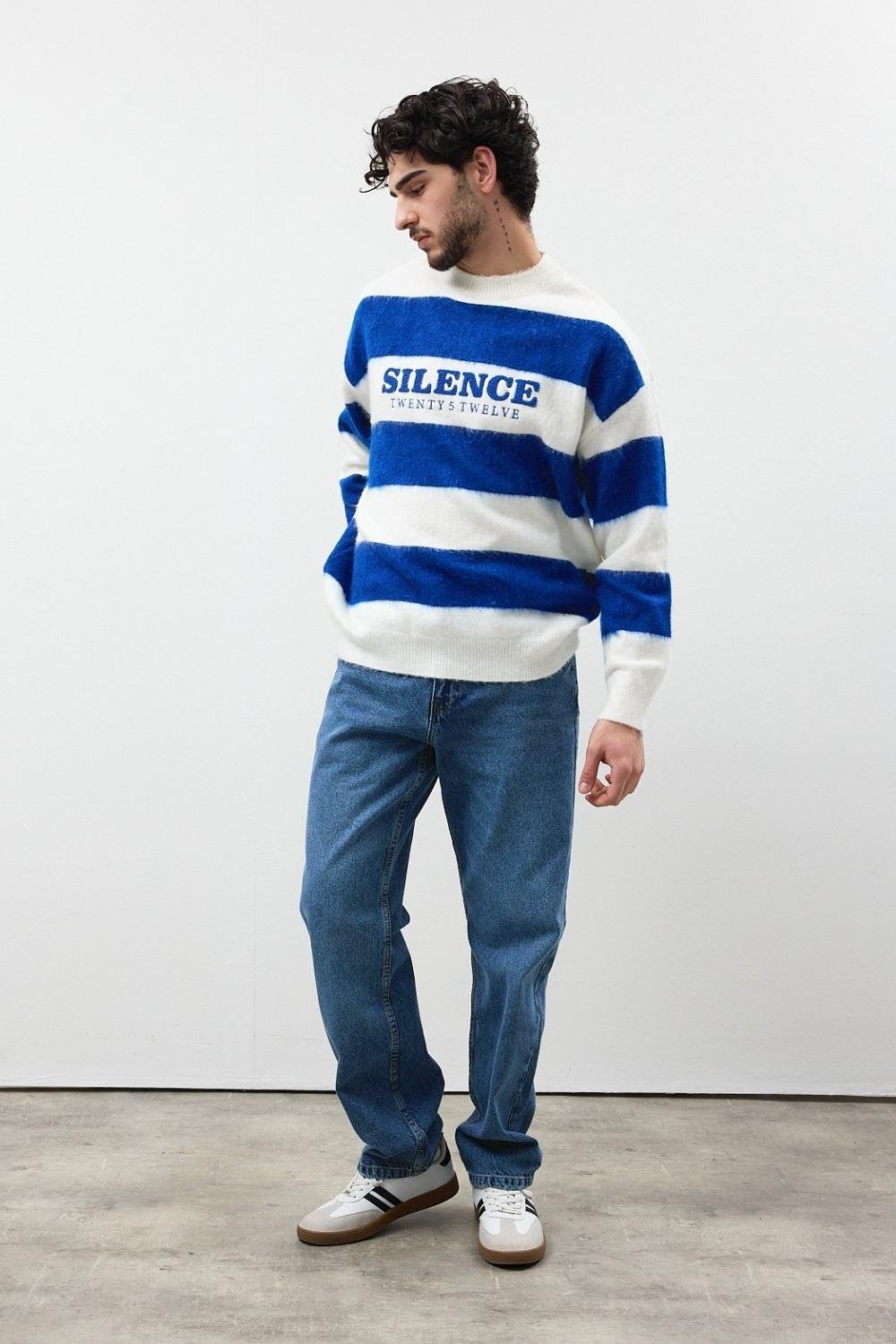 Baggy Koyu Mavi Kot Pantolon