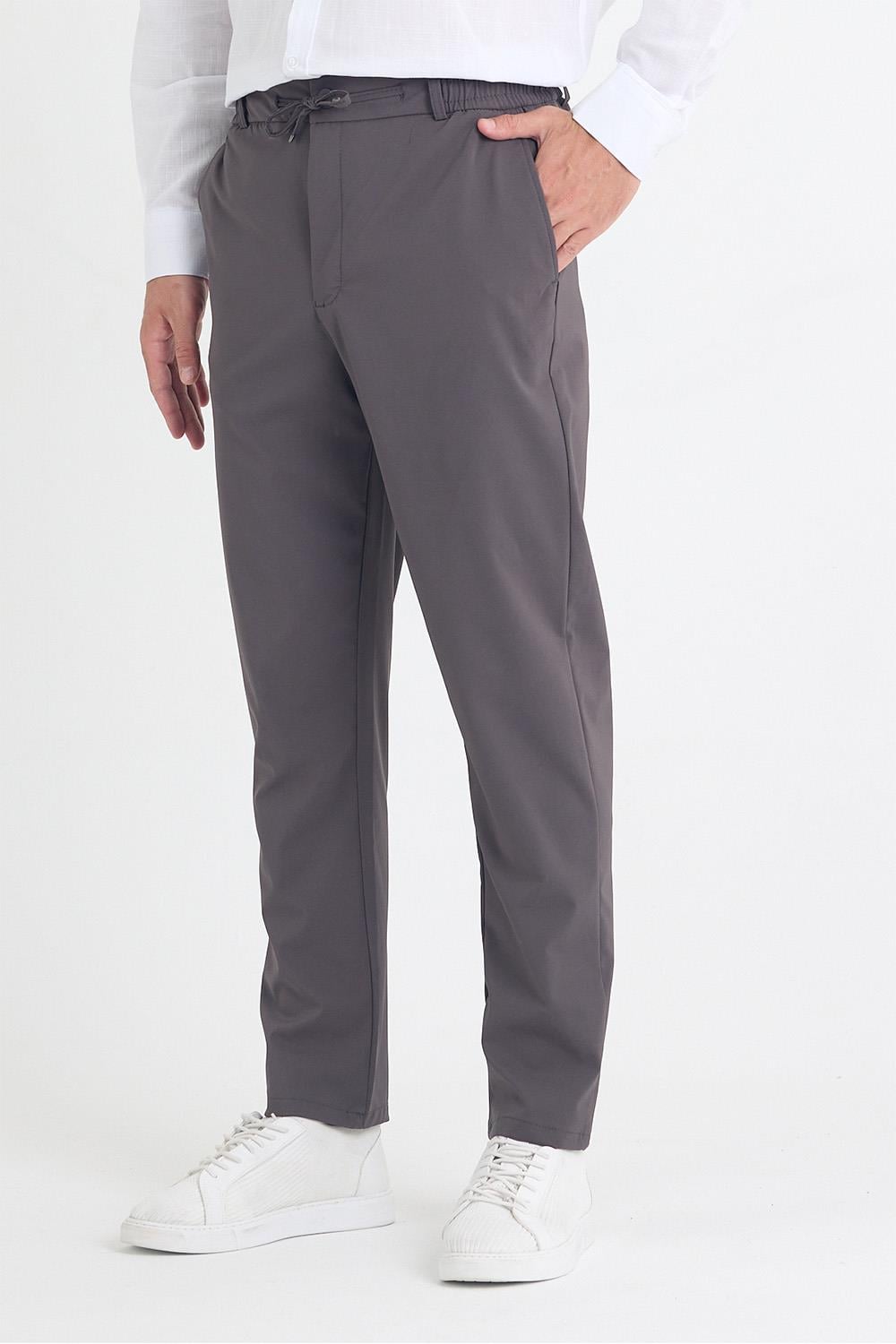 Erkek Antrasit Jogger Kumaş Pantolon