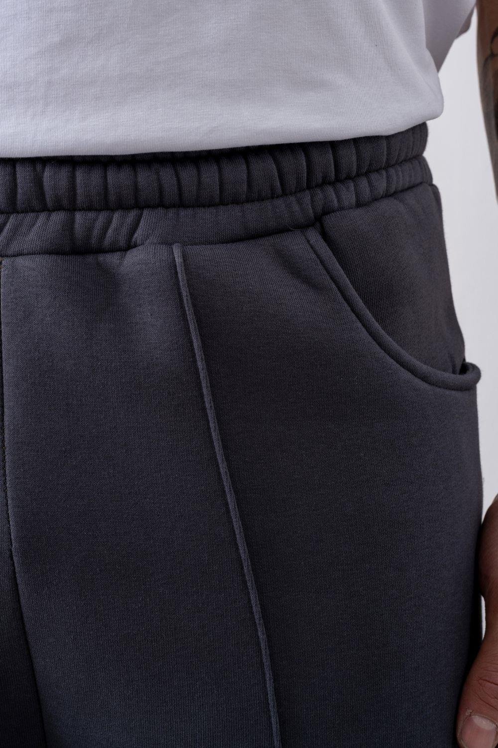 Erkek Baggy Chill Antrasit Antrasit Eşofman Altı