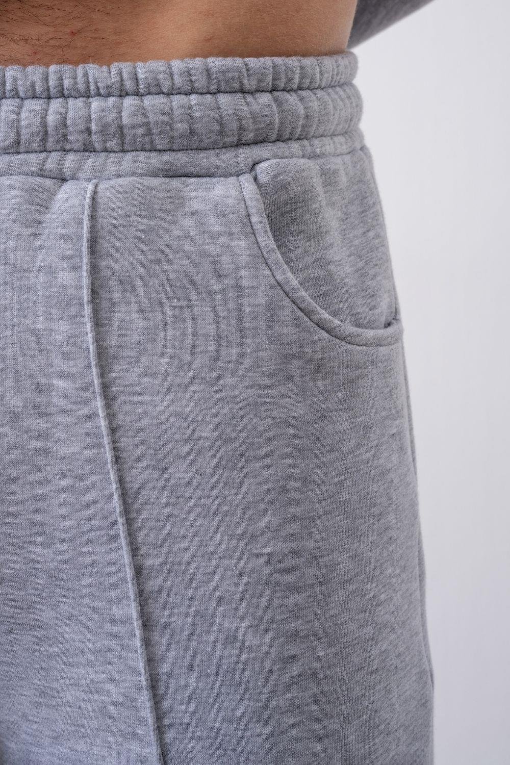 Erkek Baggy Chill Gri Eşofman Altı