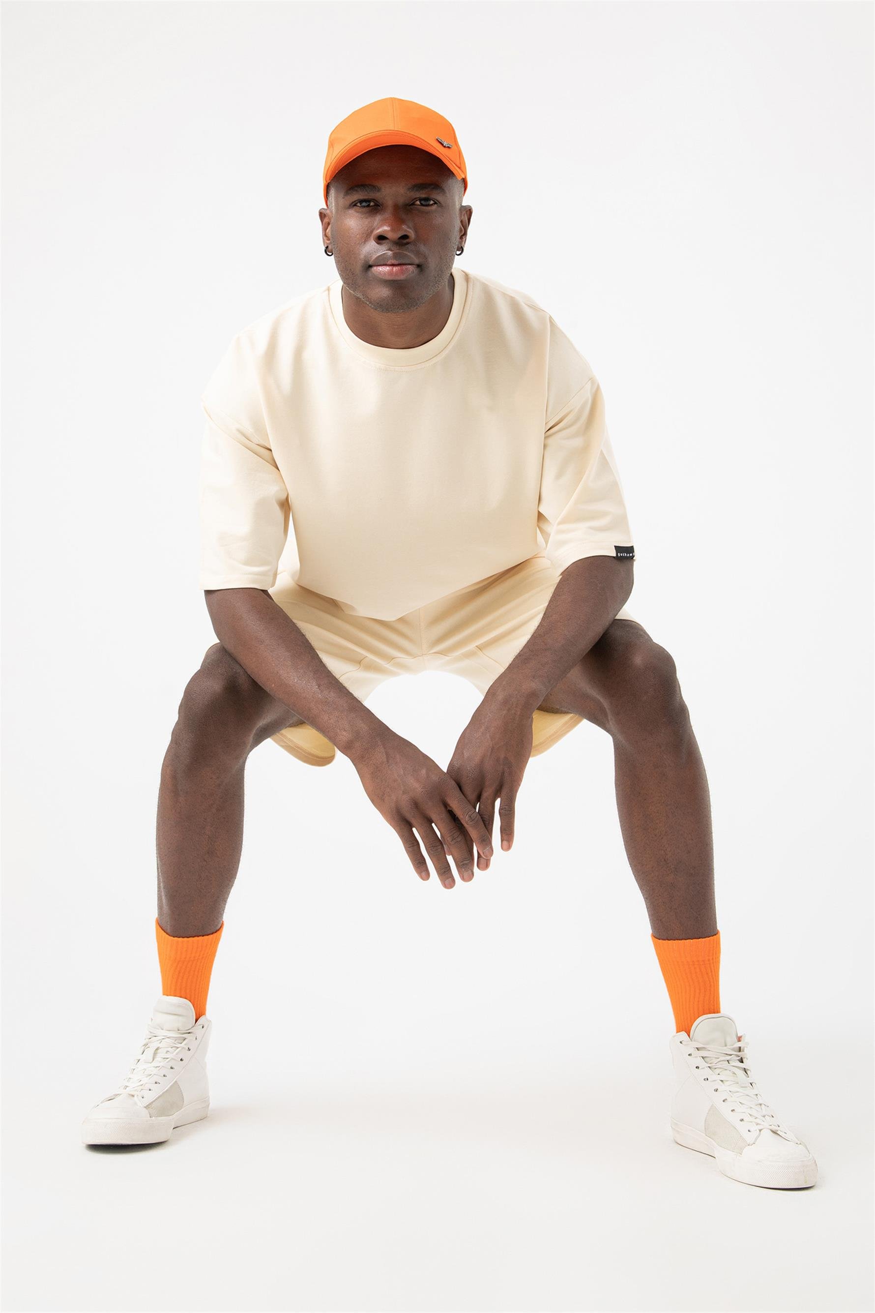 Erkek Base Krem Şort