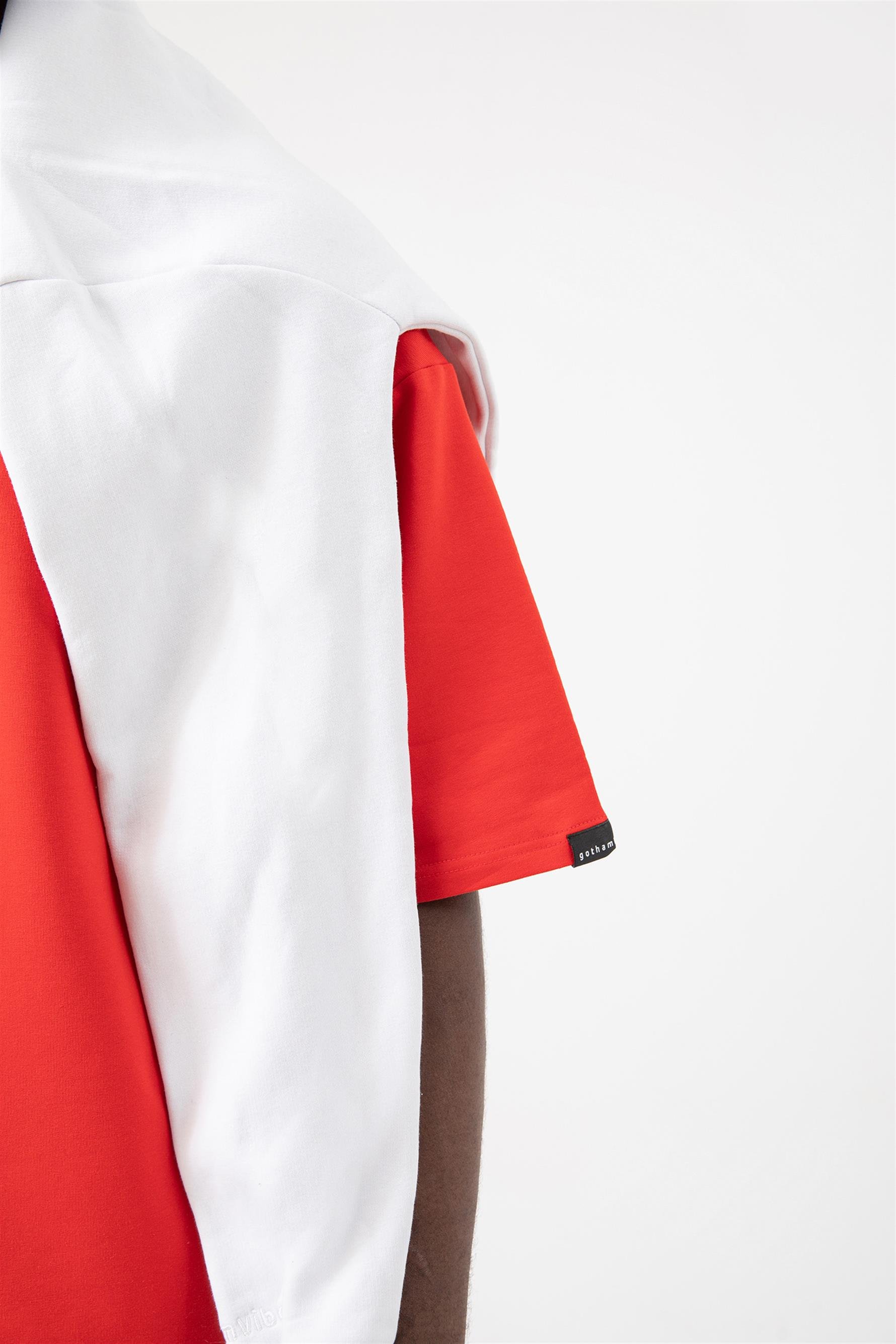 Erkek Base Oversize Kırmızı T-Shirt