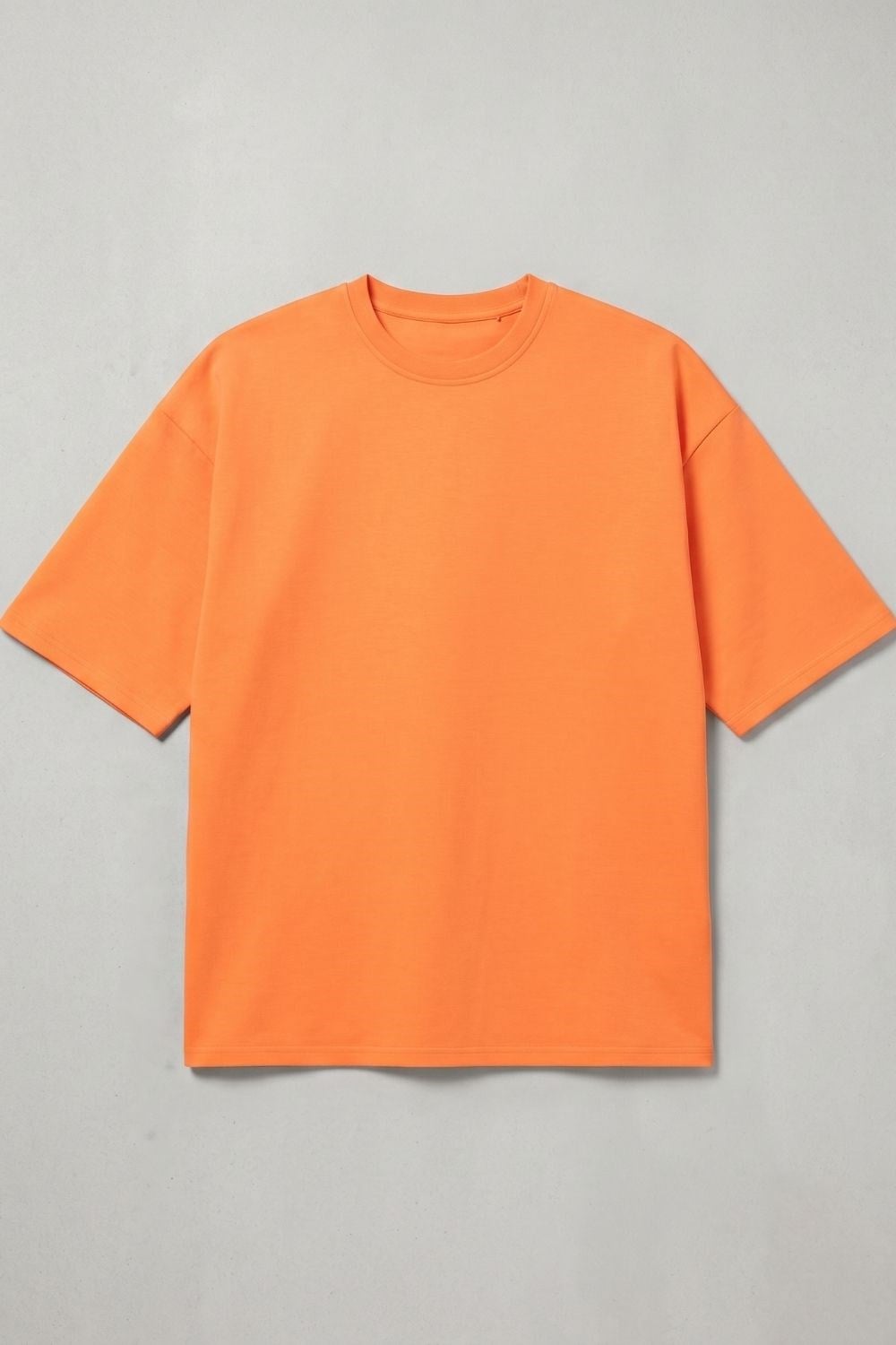 Erkek Base Oversize Şeftali T-Shirt