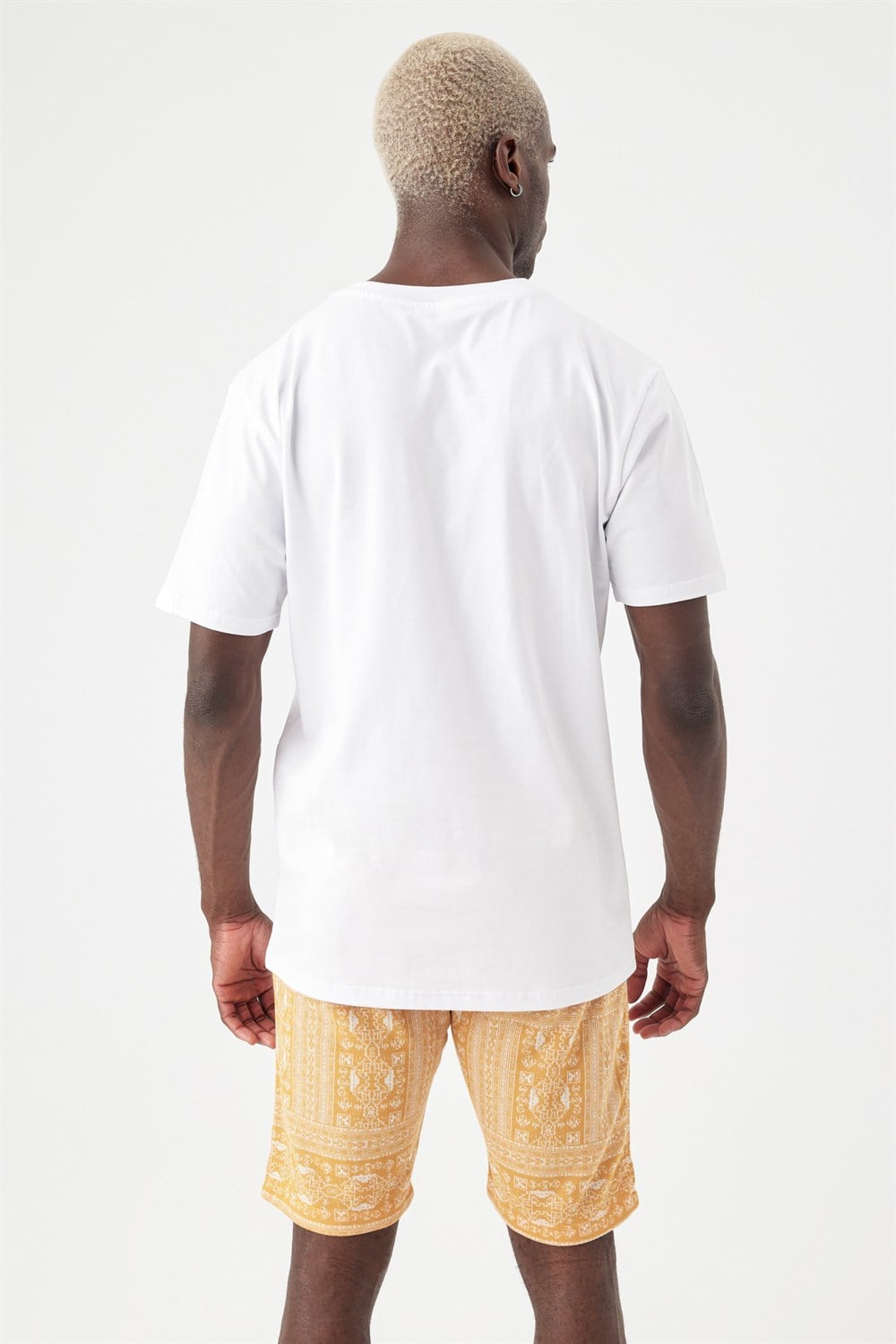 Erkek Basic Beyaz T-Shirt