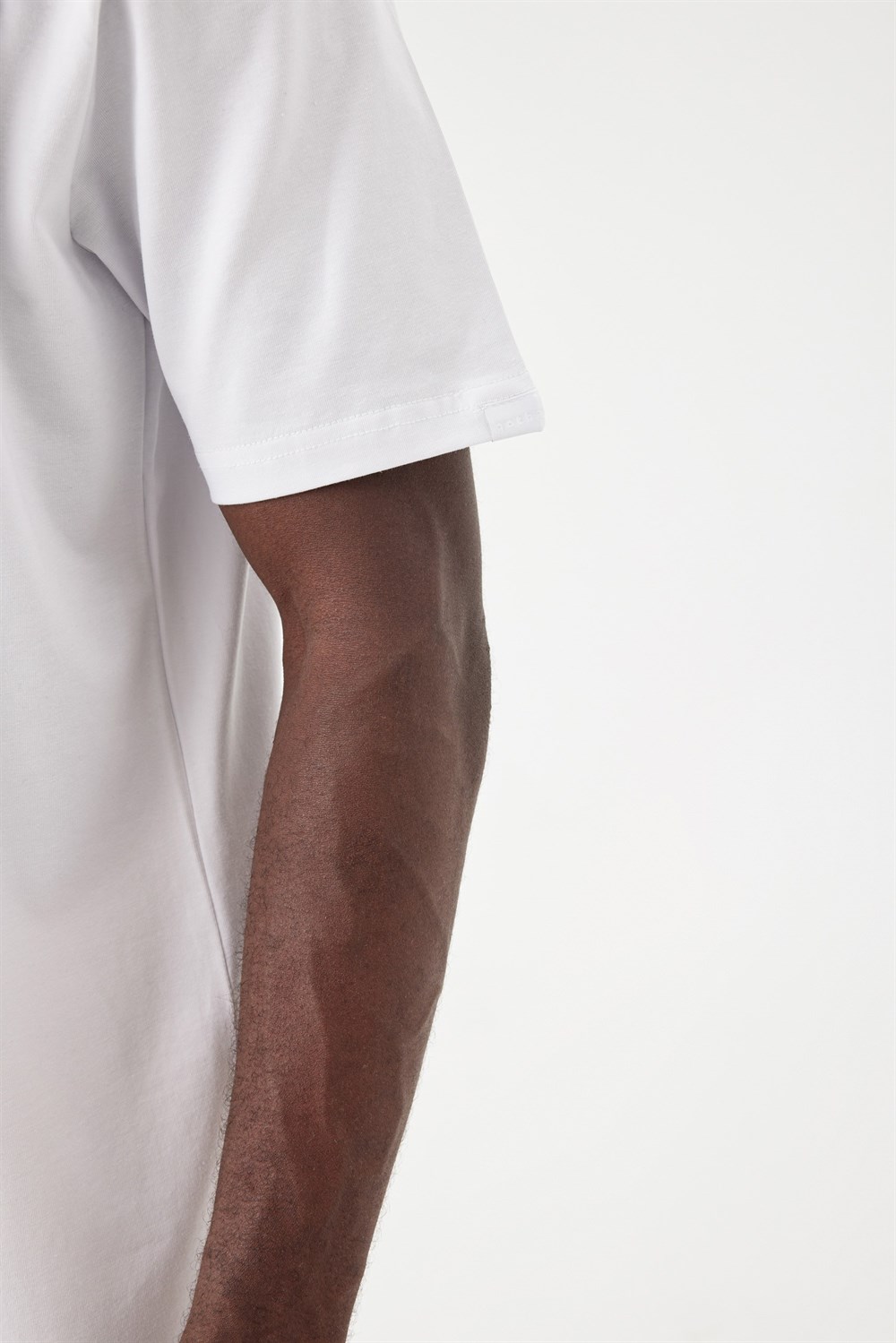 Erkek Basic Beyaz T-Shirt
