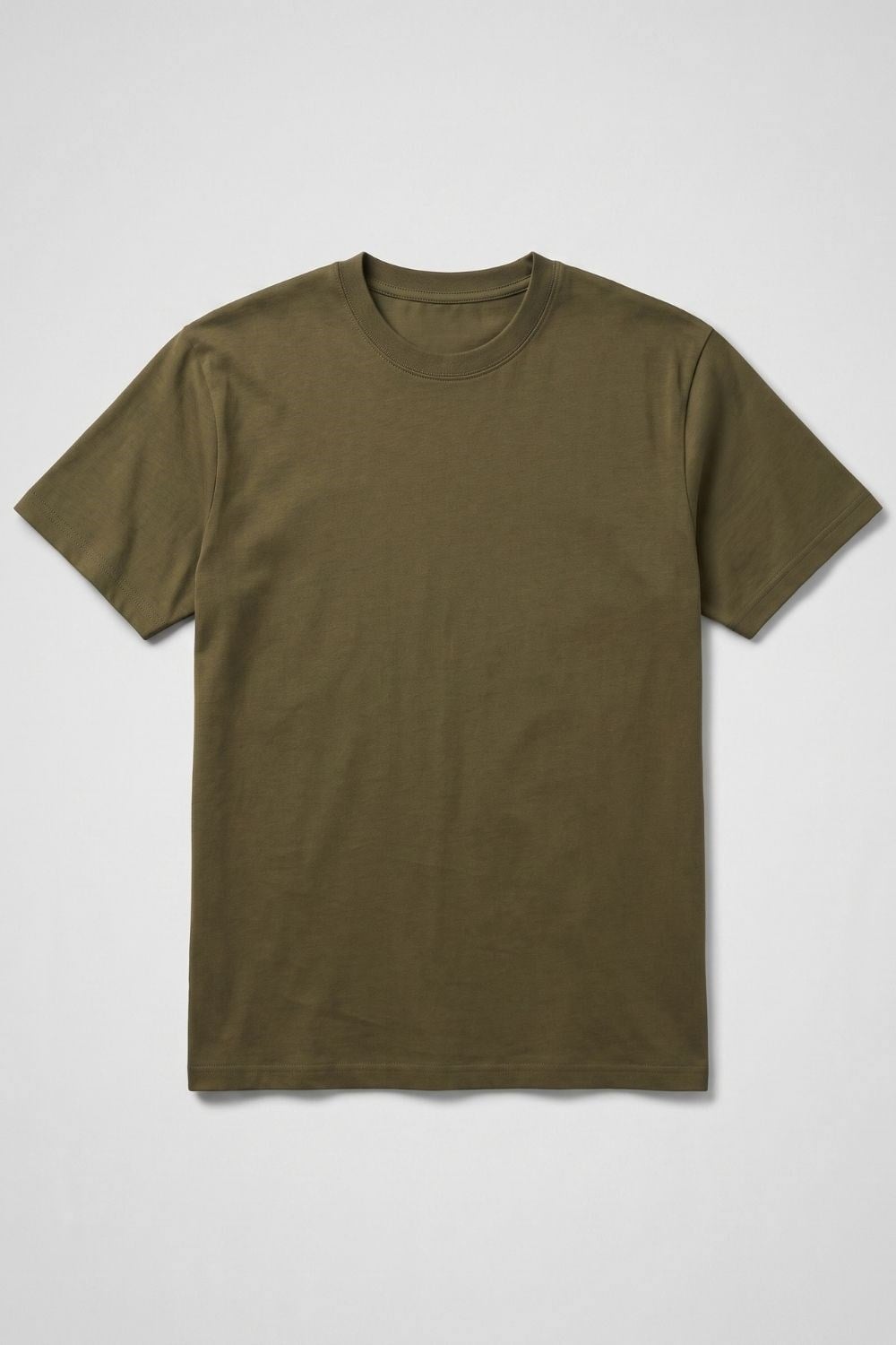 Erkek Basic Haki T-Shirt