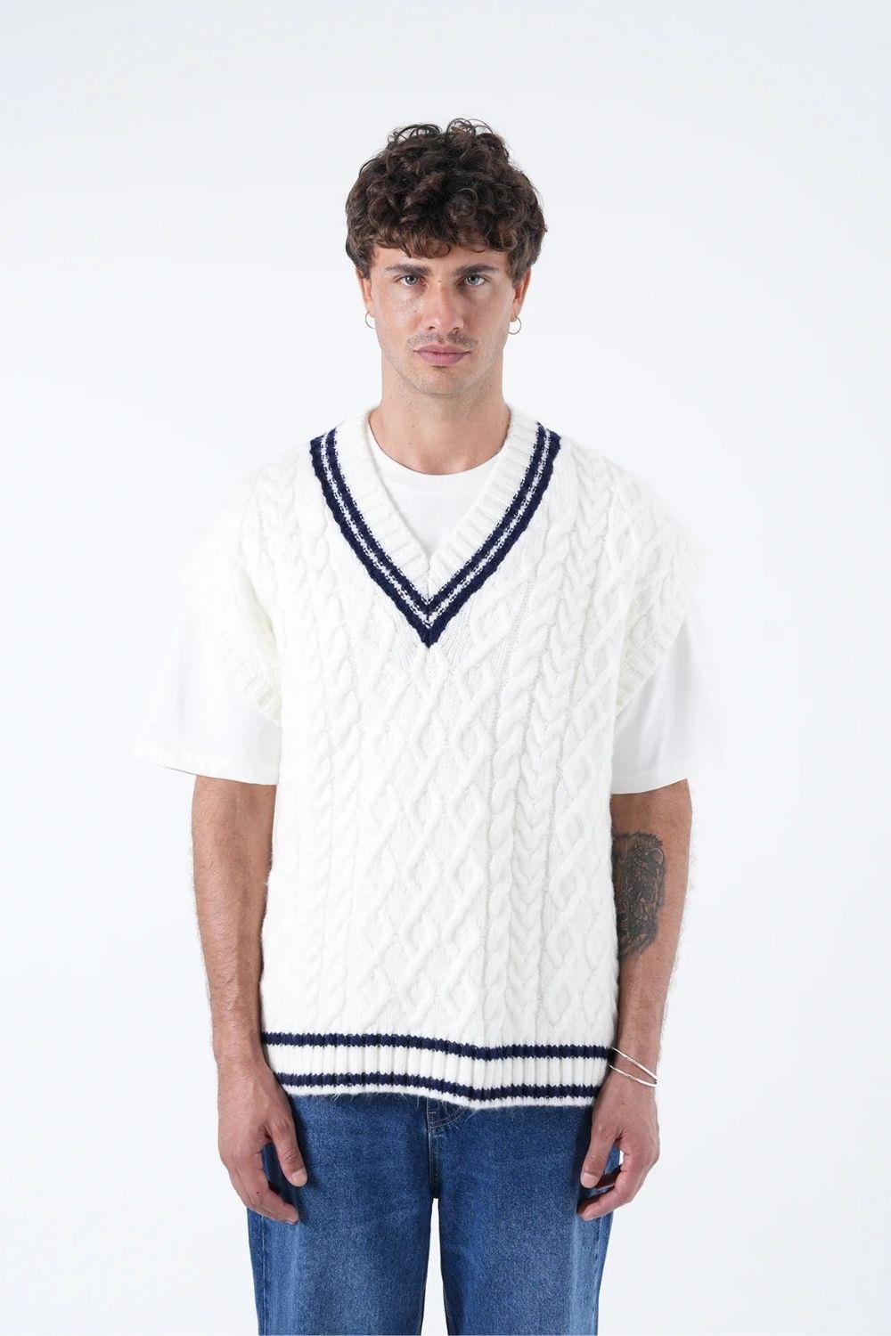 Erkek Beyaz Süveter