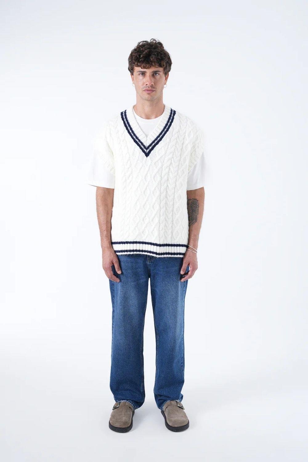 Erkek Beyaz Süveter