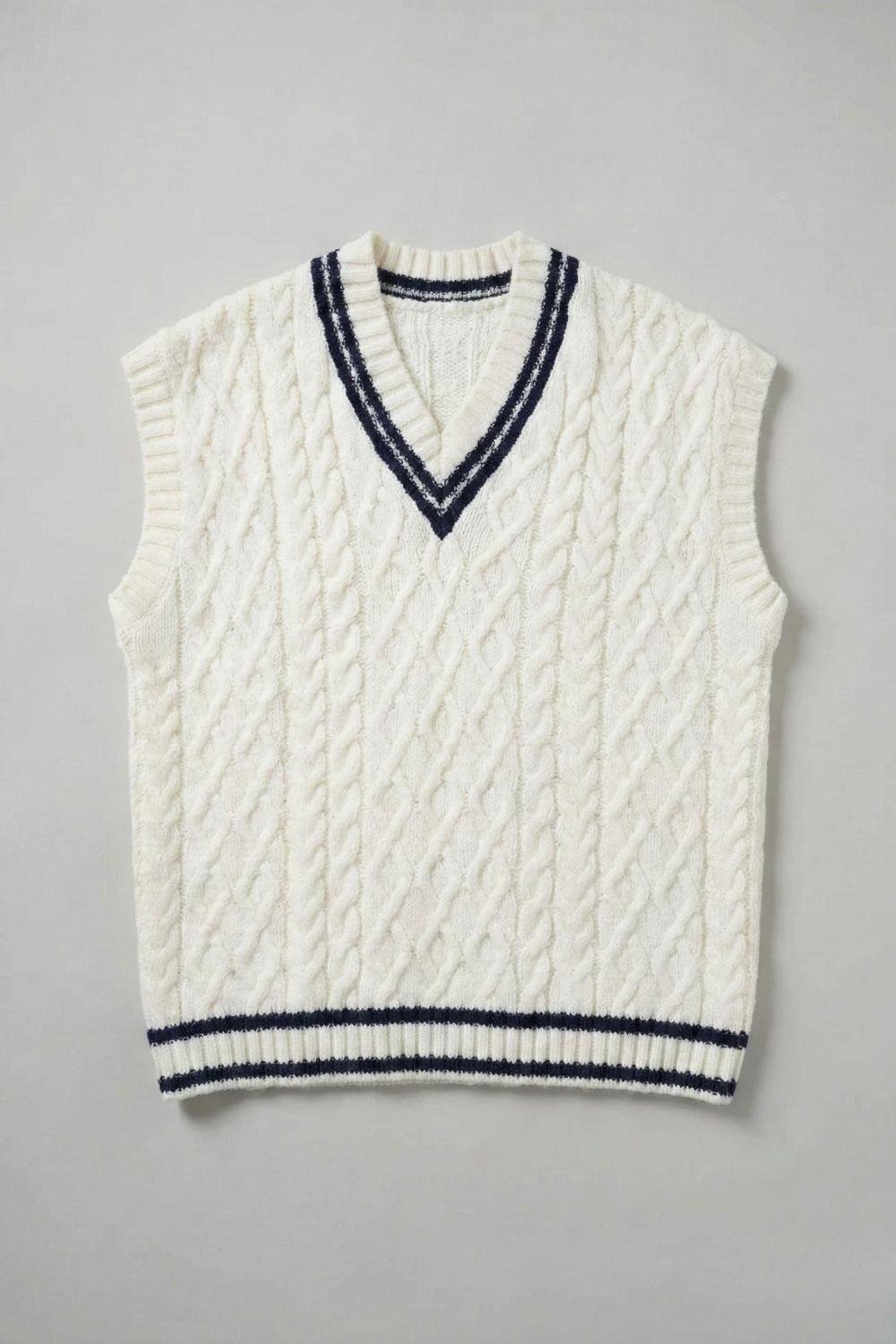 Erkek Beyaz Süveter