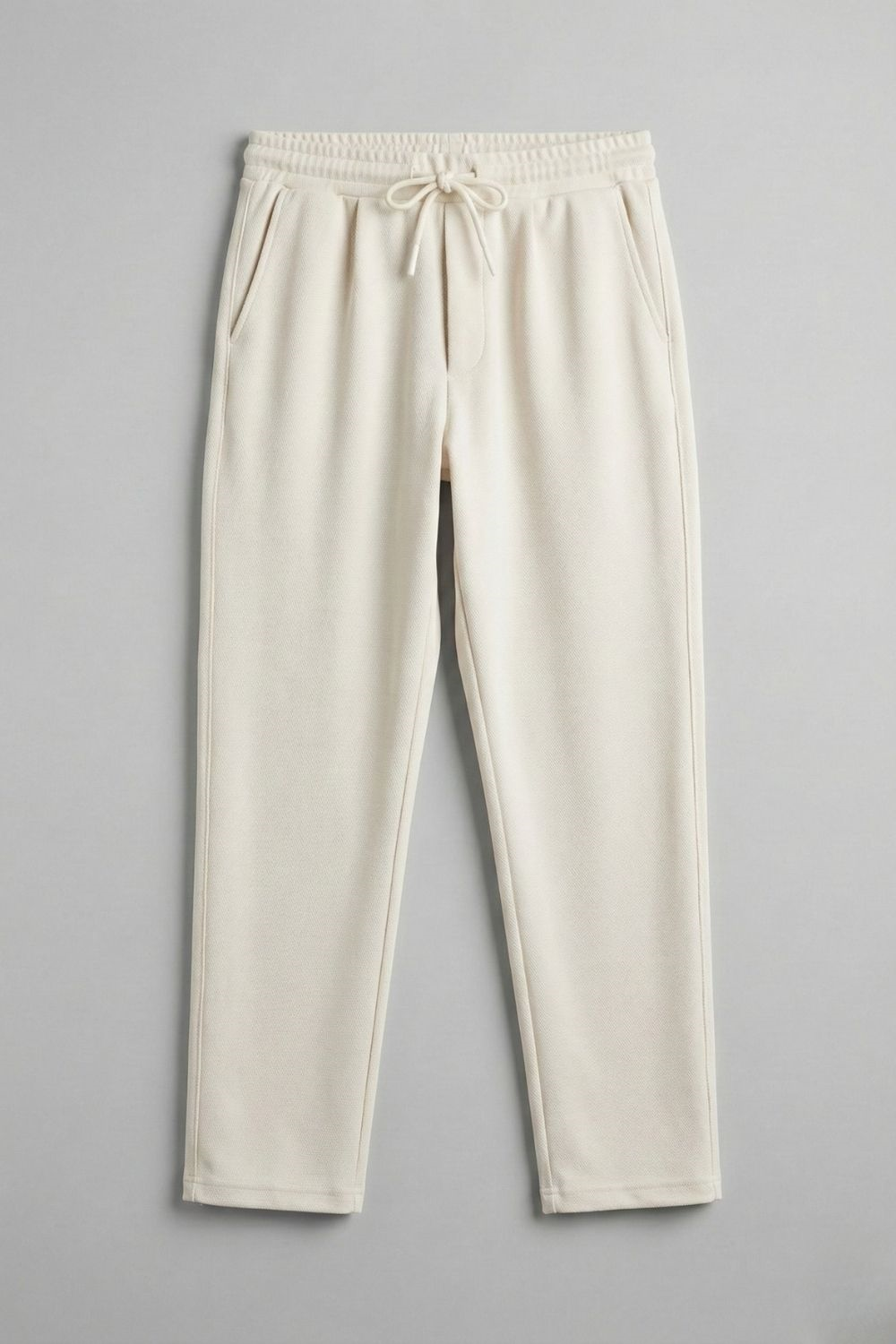 Erkek Boru Paça Bej Jogger Pantolon