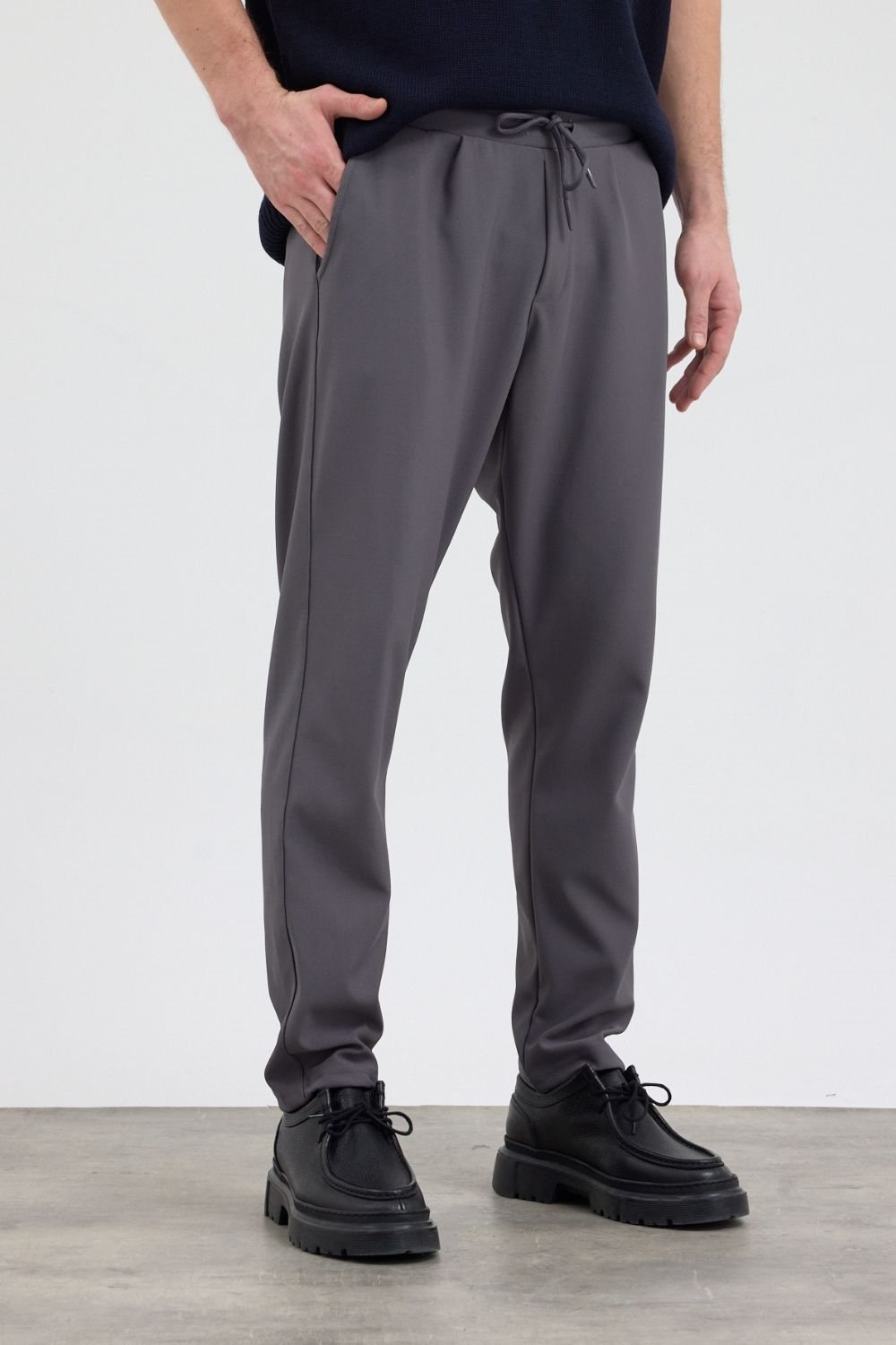 Erkek Boru Paça Füme Jogger Pantolo