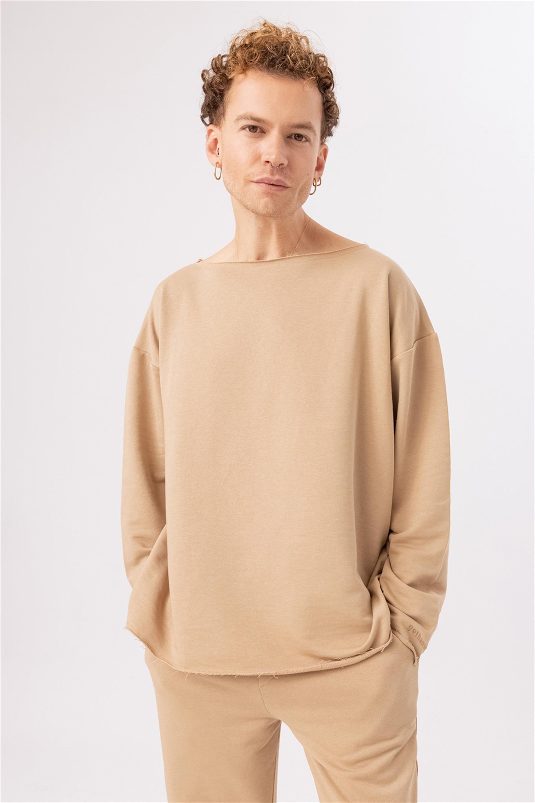 Erkek Calm Bej Sweatshirt