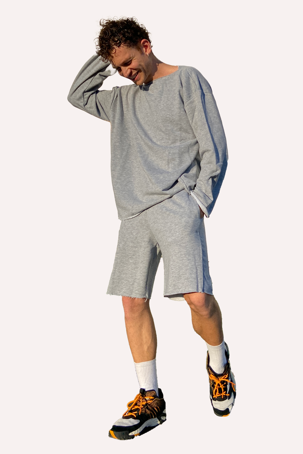 Erkek Calm Gri Şort