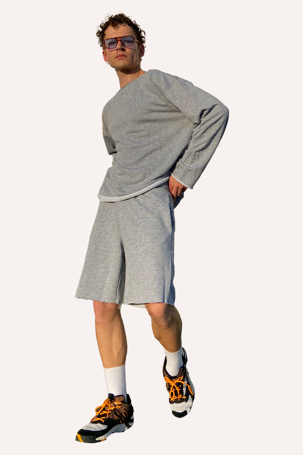 Erkek Calm Gri Şort