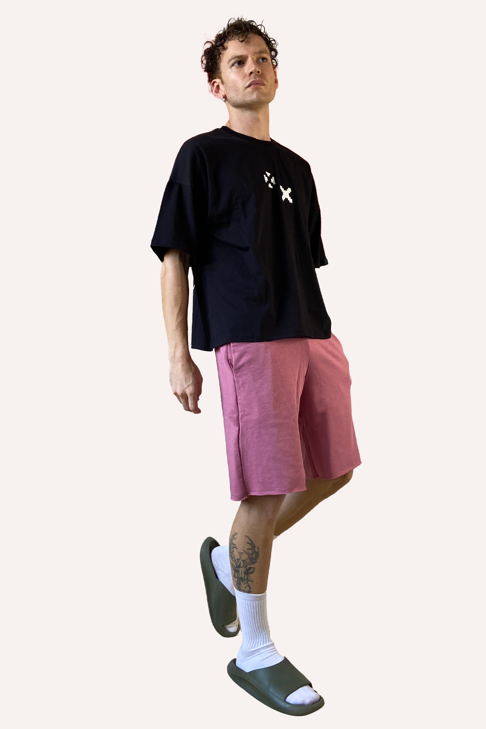 Erkek Calm Gül Kurusu Şort