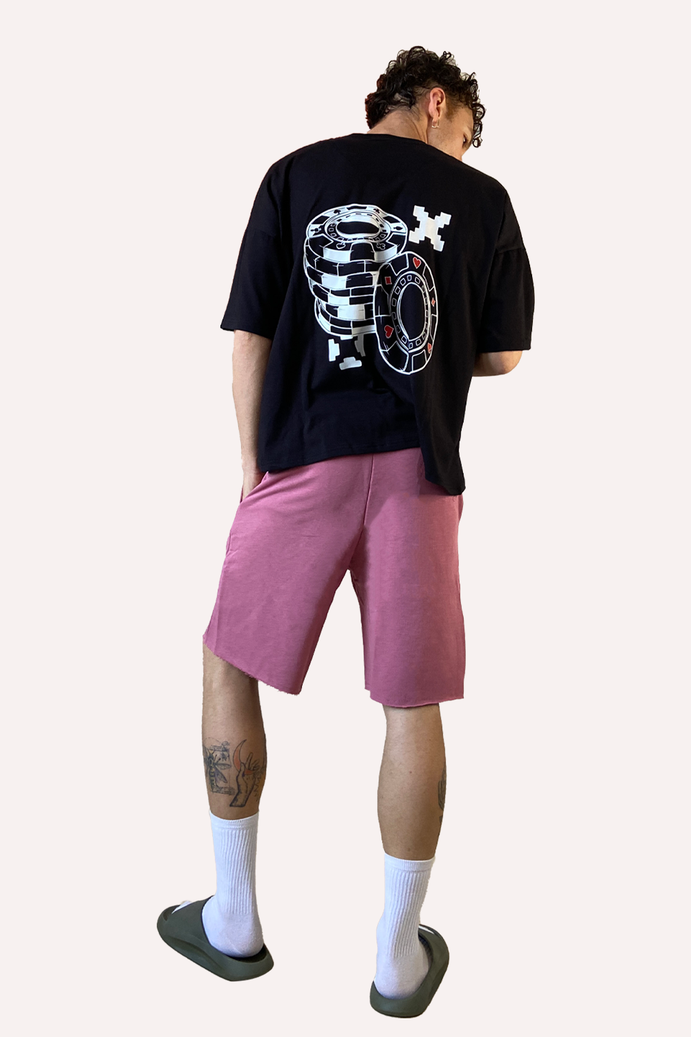 Erkek Calm Gül Kurusu Şort