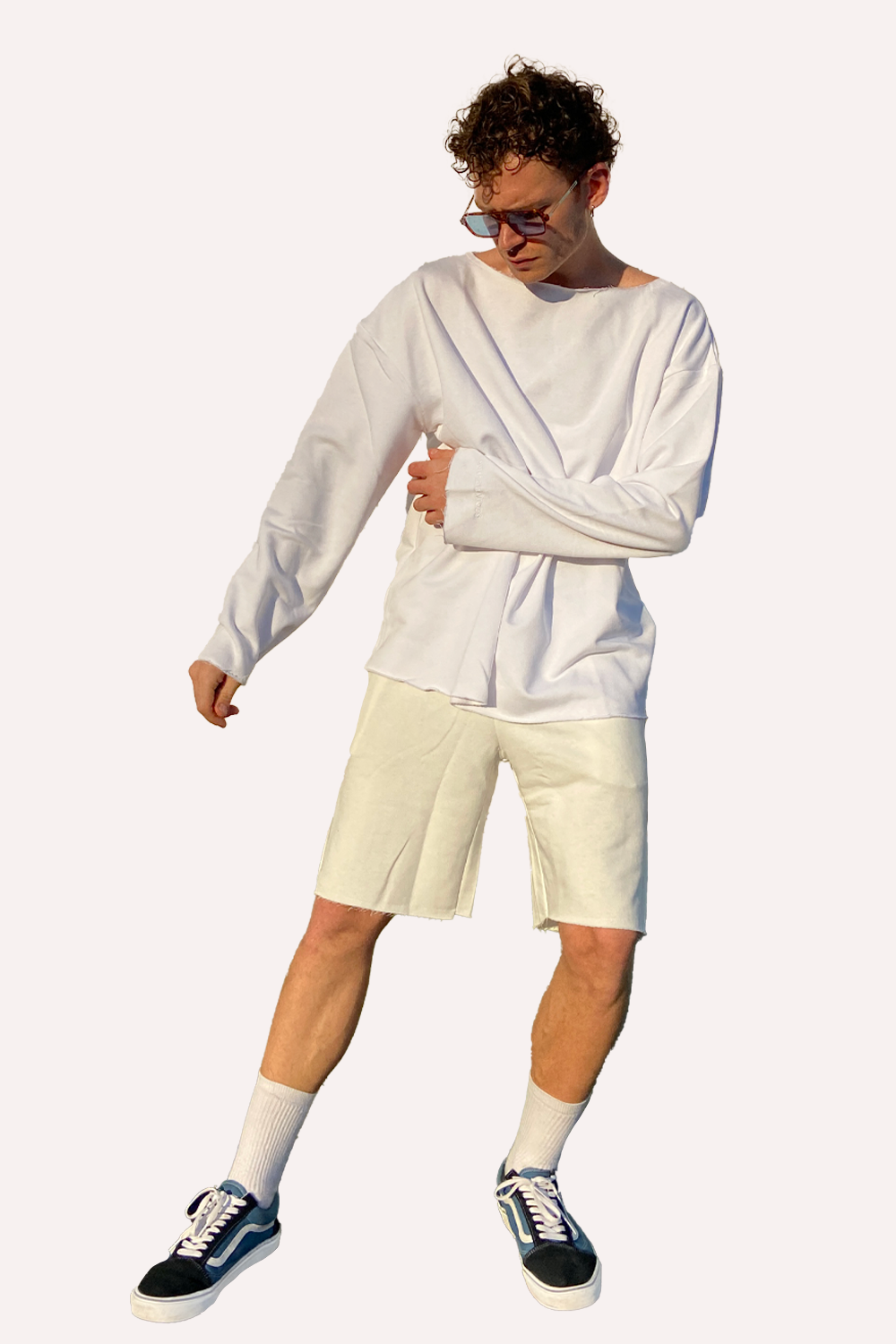 Erkek Calm Krem Şort