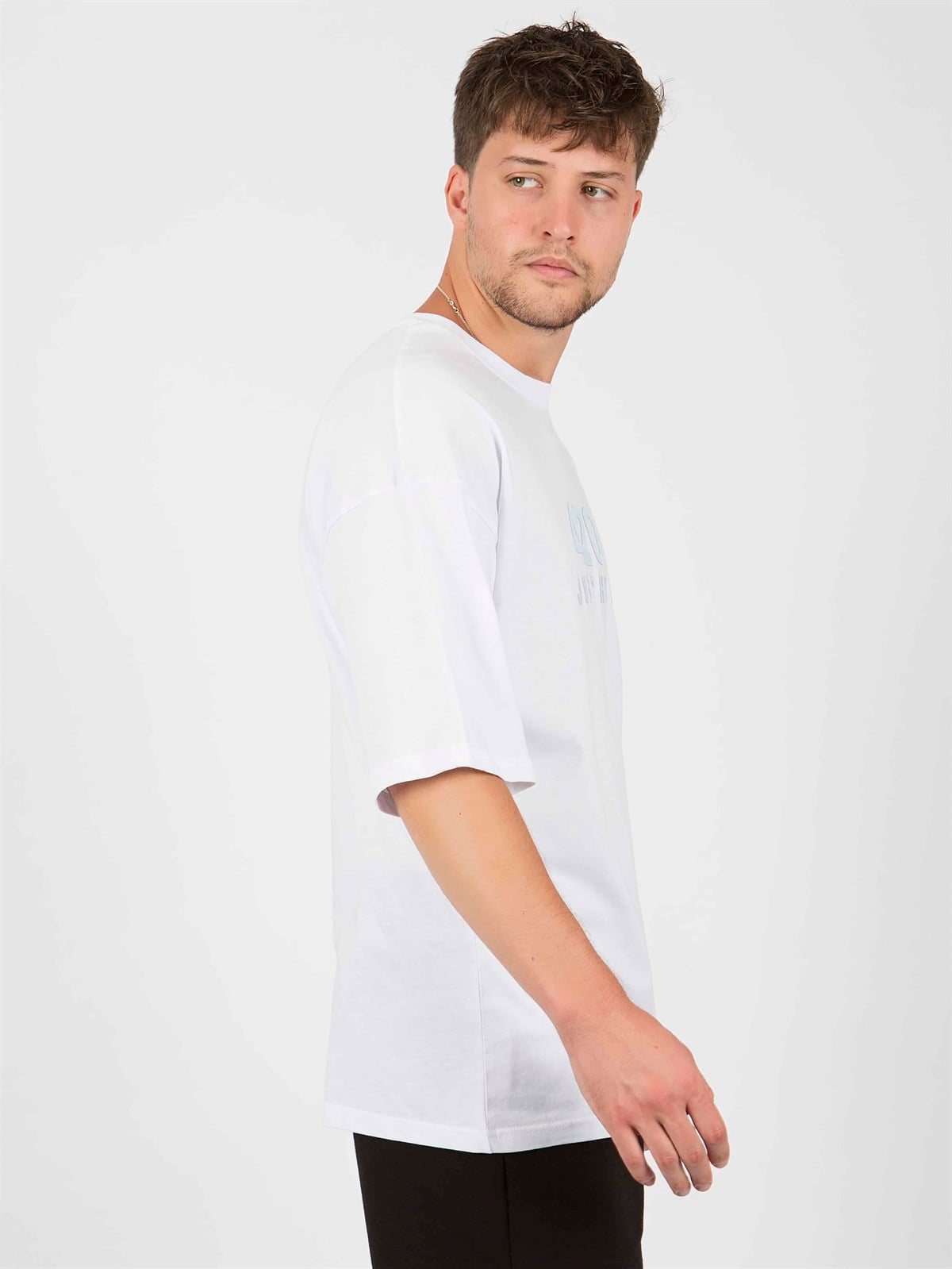 Erkek Chill Beyaz T-Shirt