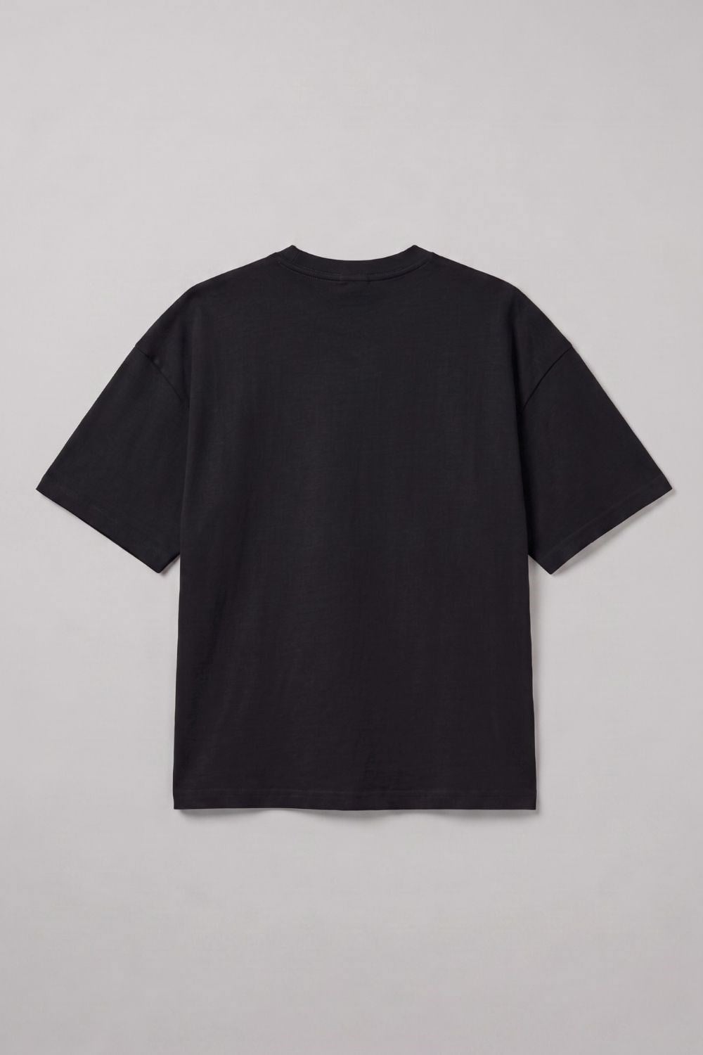 Erkek Chill Boxy Premium Siyah T-Shirt