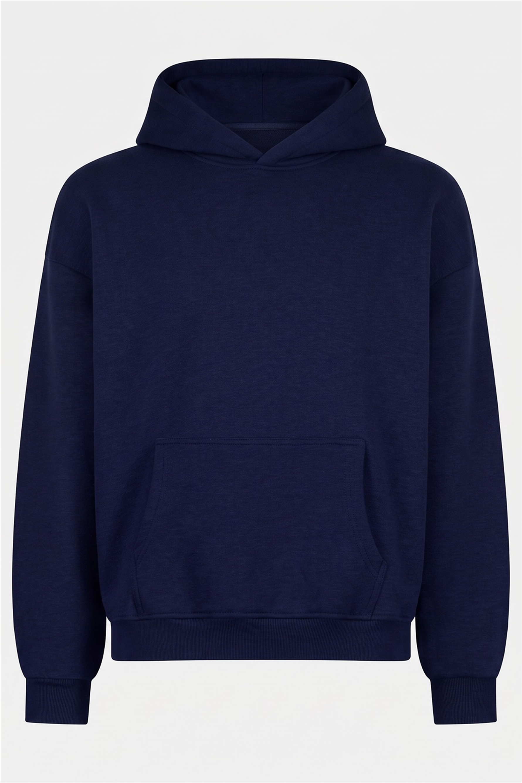 Erkek Chill Oversize Lacivert Hoodie