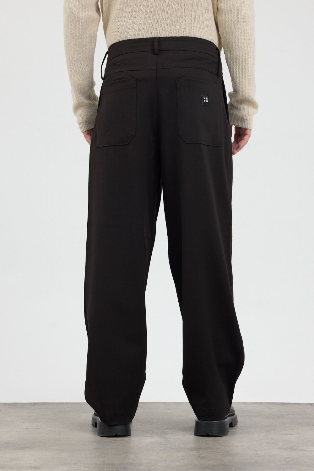 Erkek Chill Premium Pileli Kahverengi Kumaş Pantolon