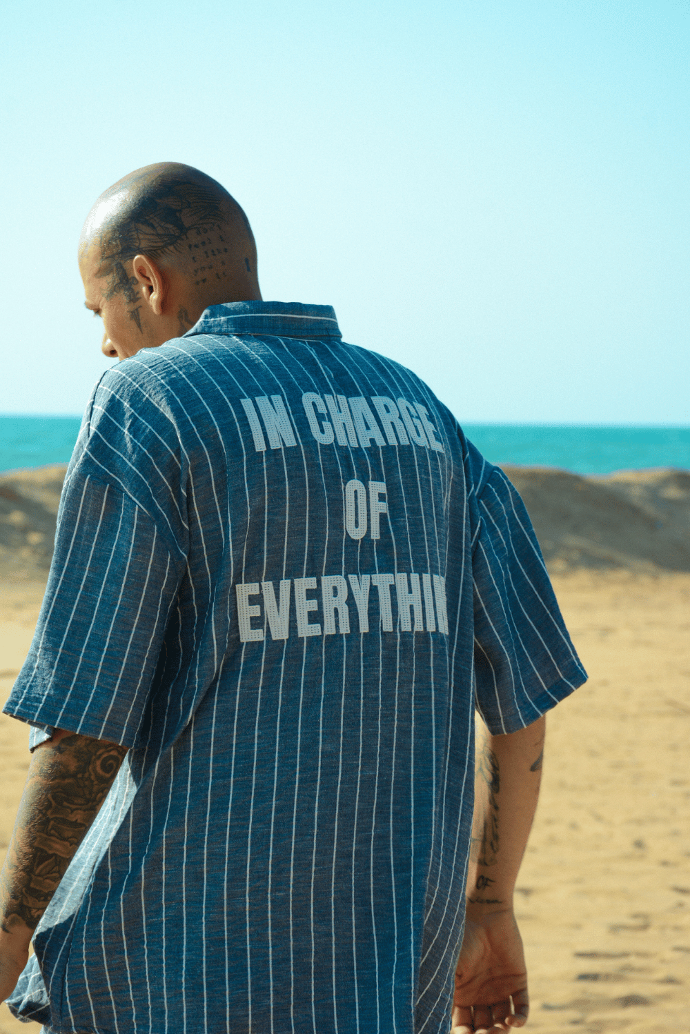 Erkek Çizgili Antrasit Keten Takım