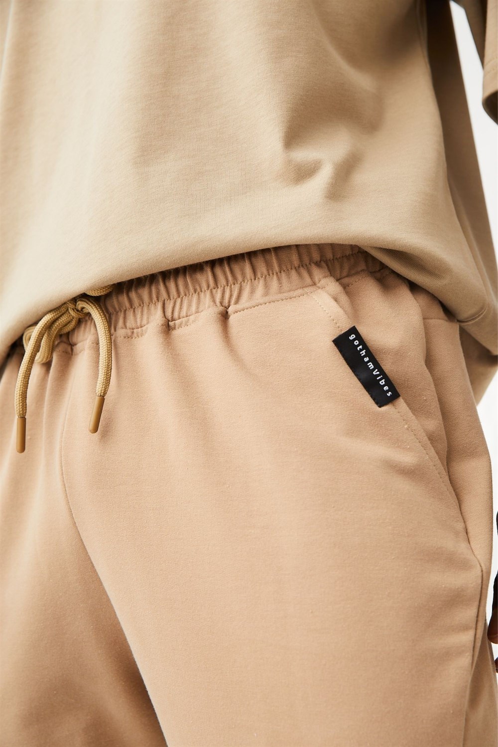 Erkek Equality Jogger Bej Eşofman Altı