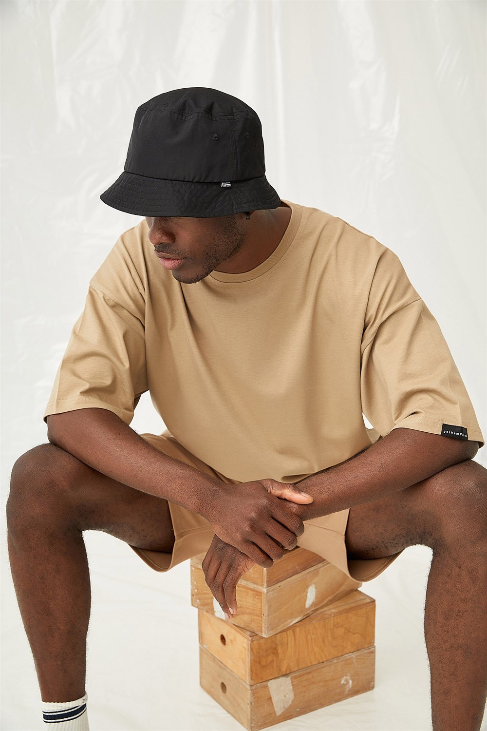 Erkek Equality King Oversize Bej T-Shirt