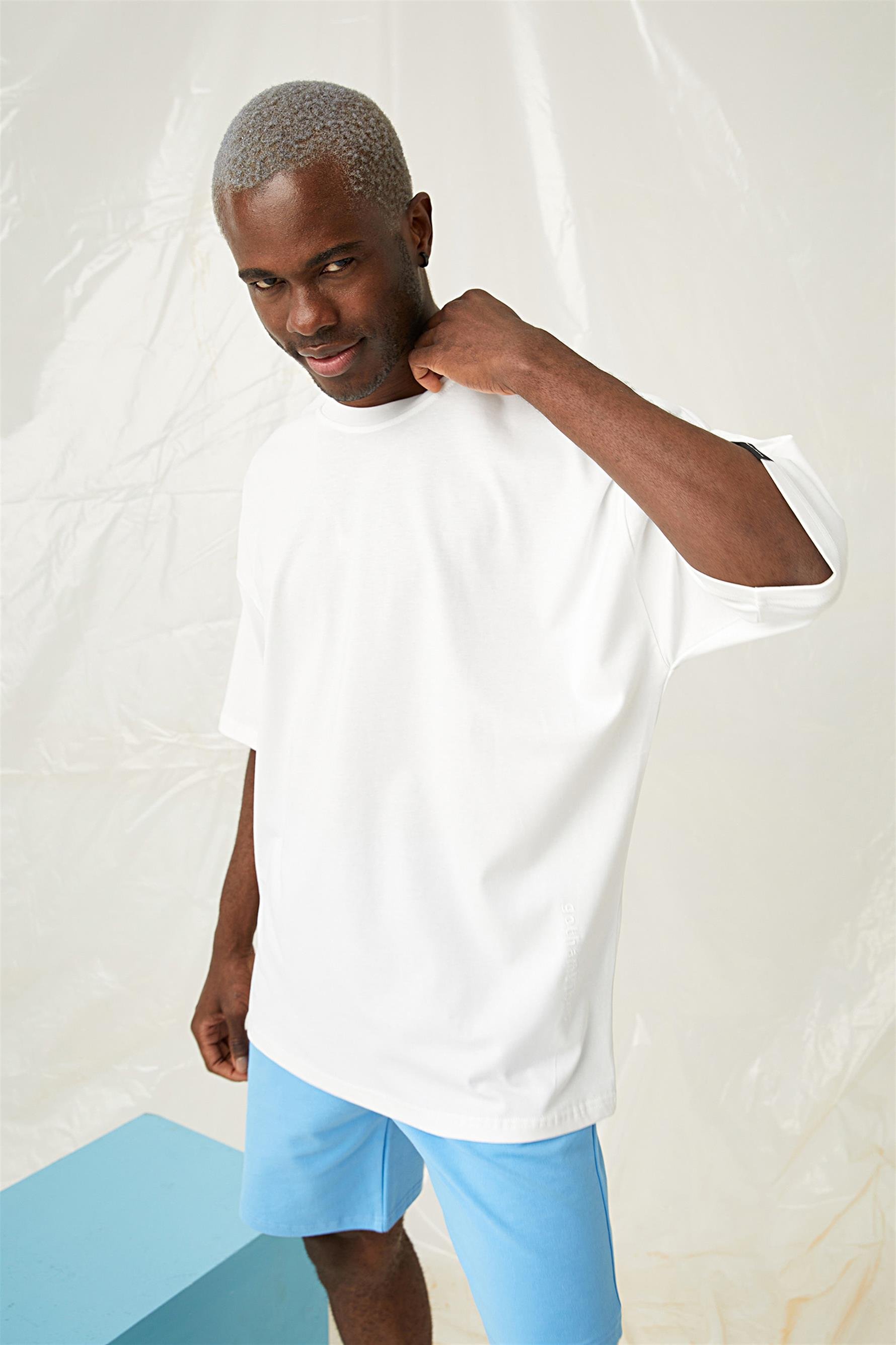 Erkek Equality King Oversize Beyaz T-Shirt