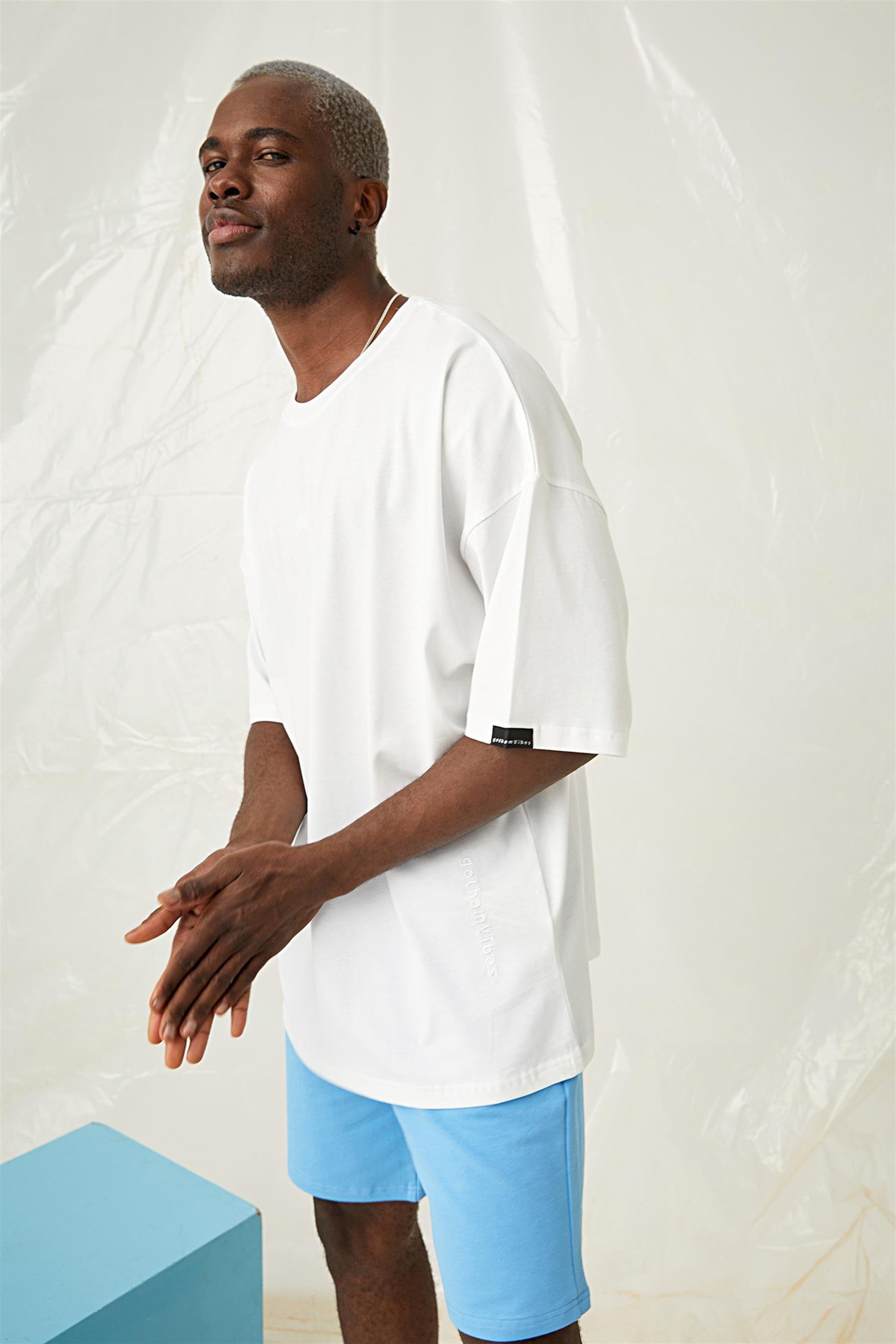 Erkek Equality King Oversize Beyaz T-Shirt