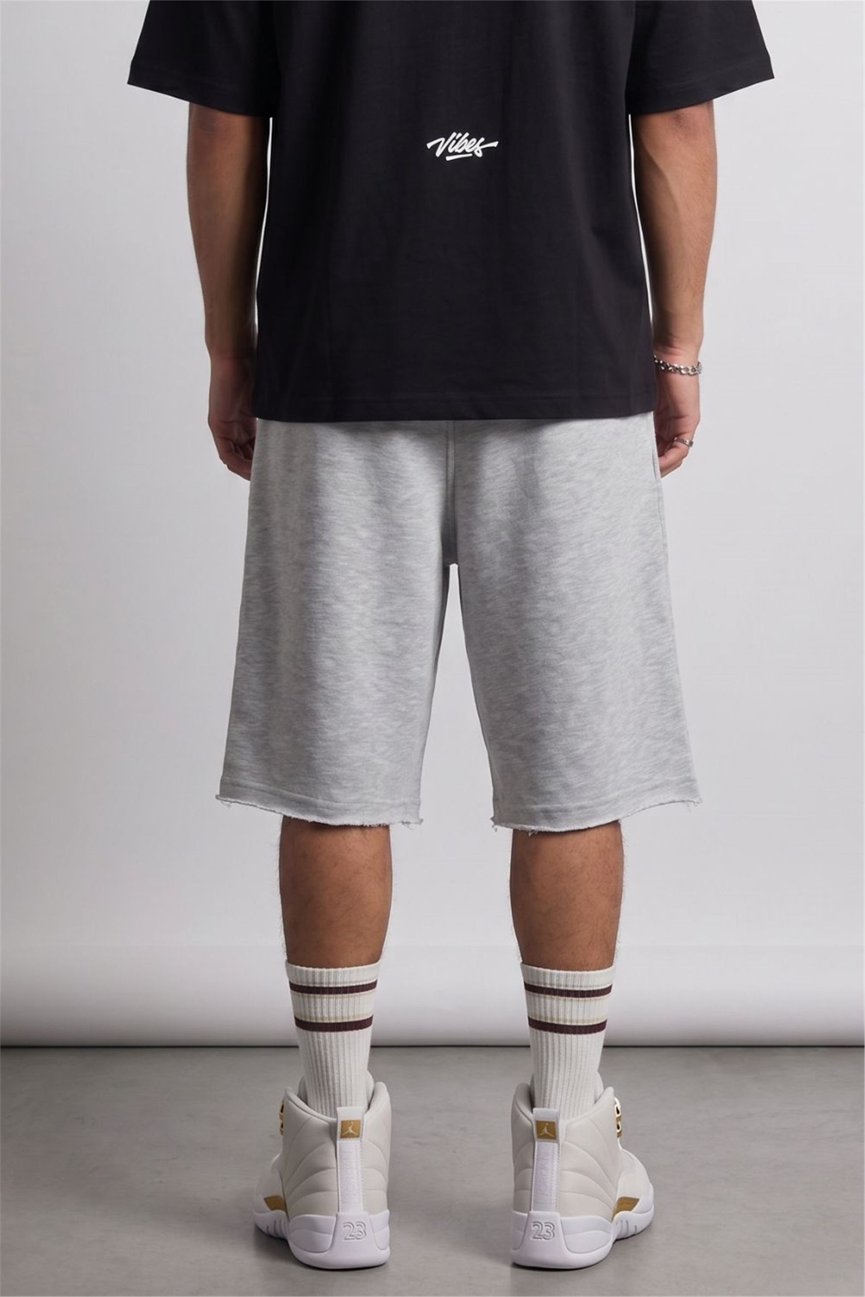 Erkek Gri Yang Jorts