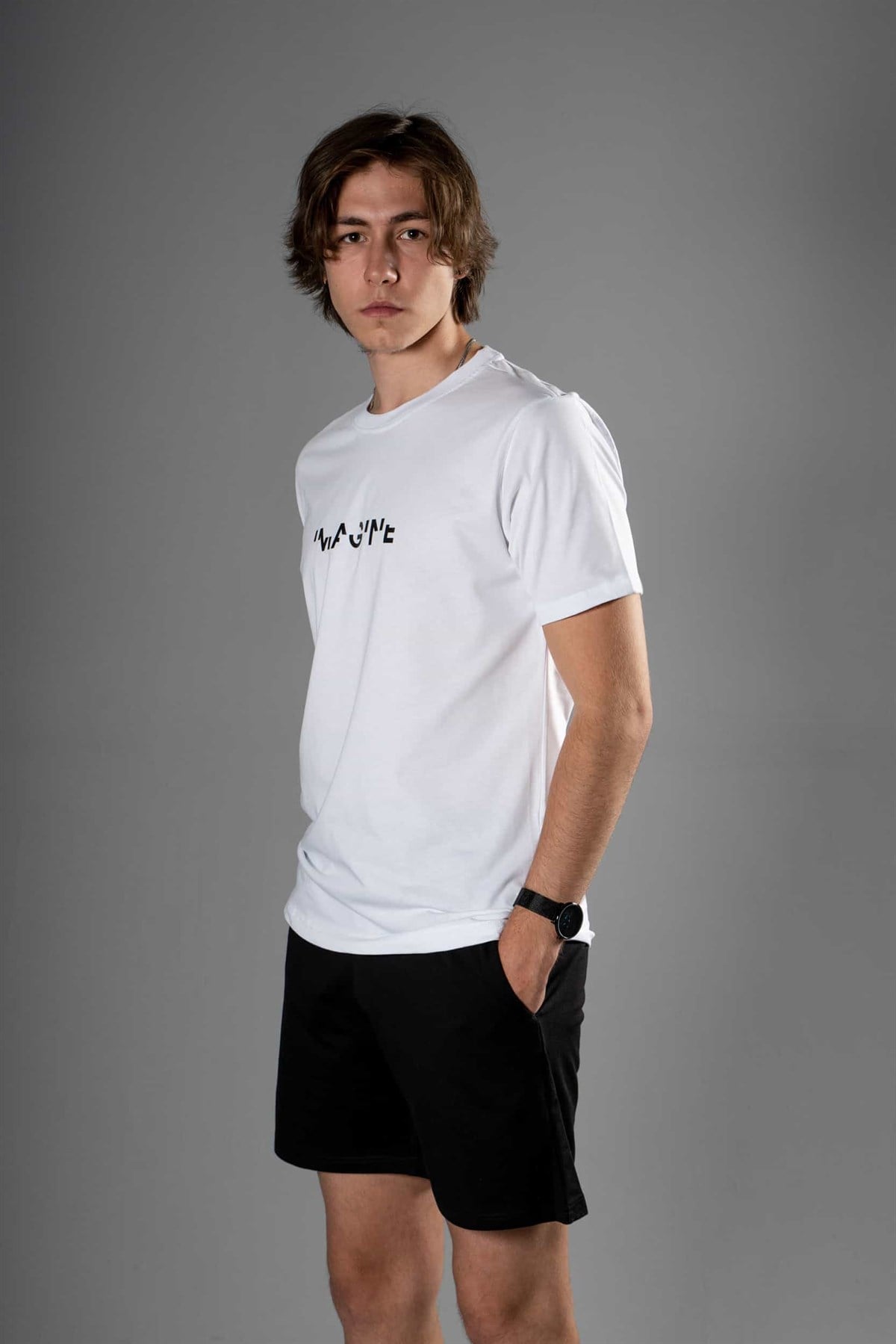 Erkek Imagine Beyaz T-Shirt