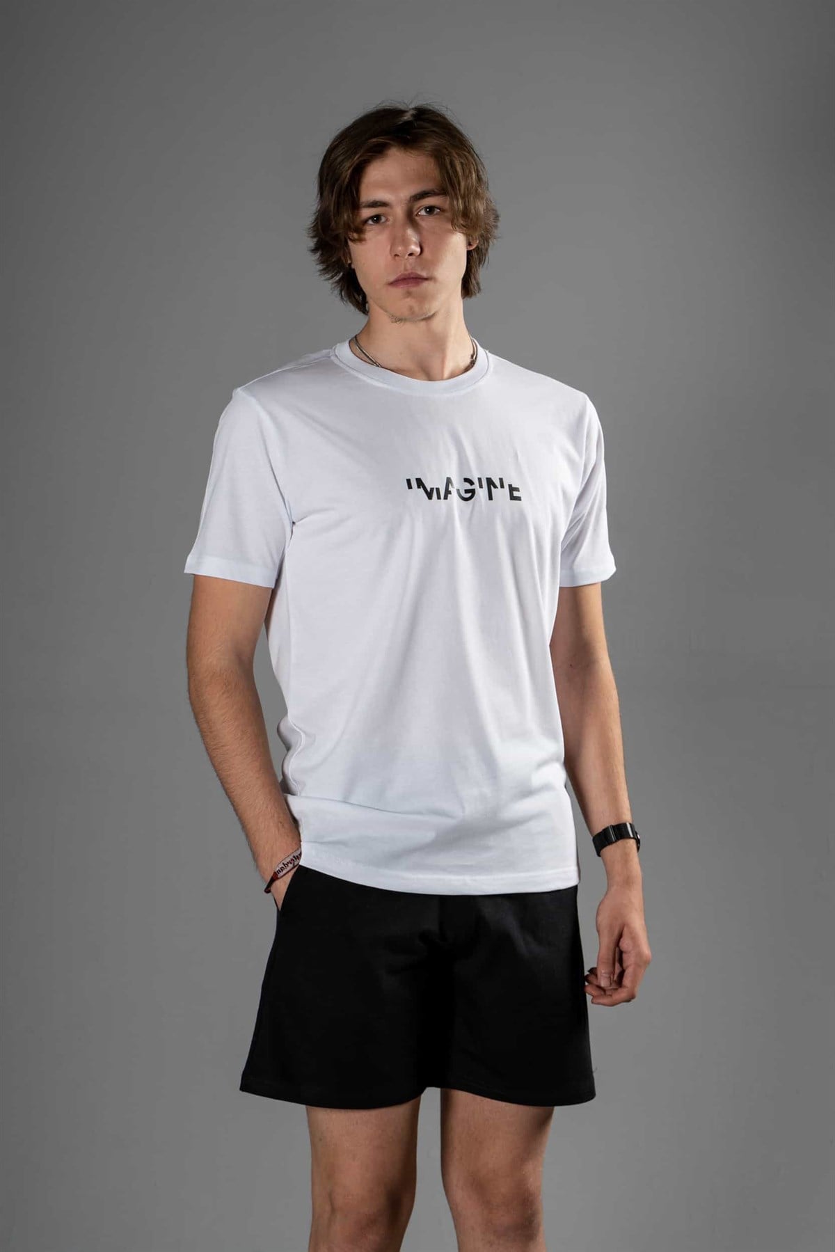 Erkek Imagine Beyaz T-Shirt