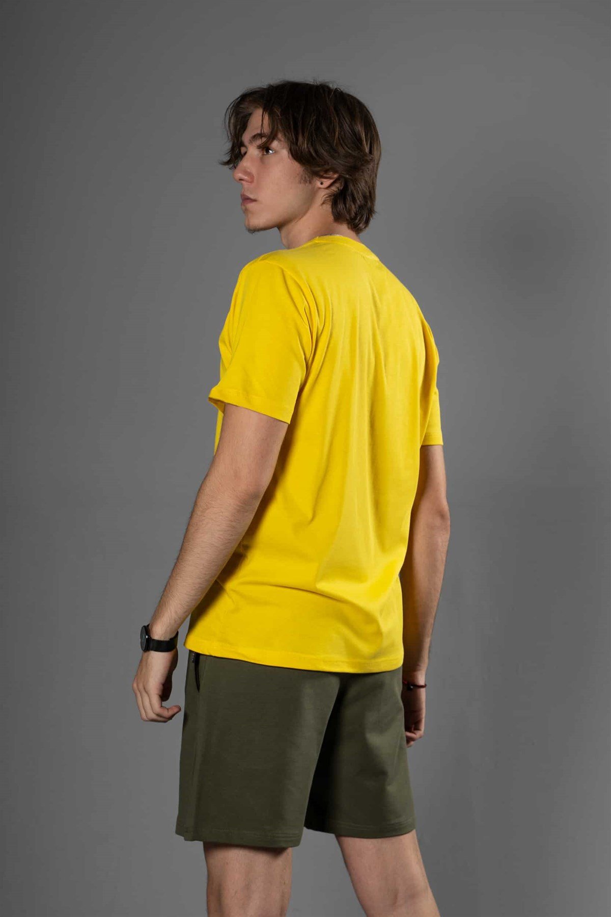 Erkek Imagine Sarı T-Shirt