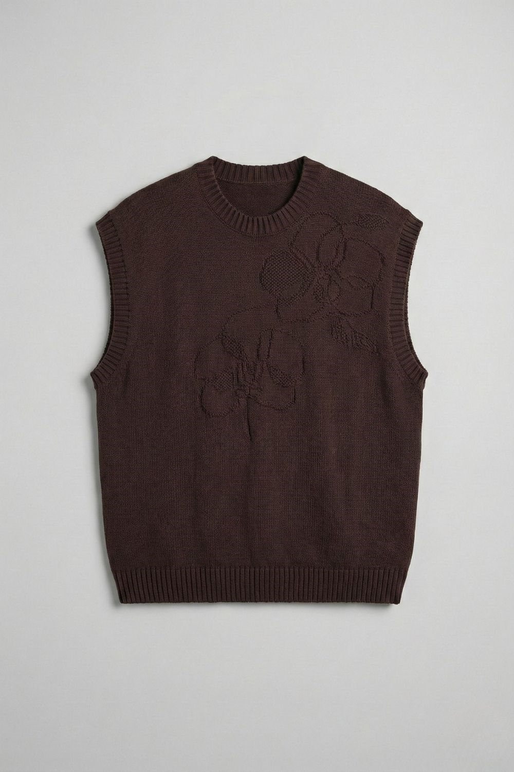 Erkek Kahverengi Jakarlı Süveter