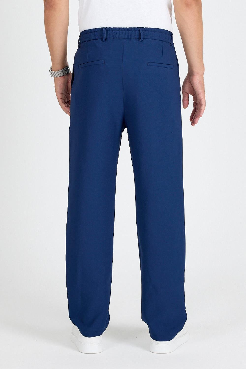 Erkek Lacivert Baggy Pantolon