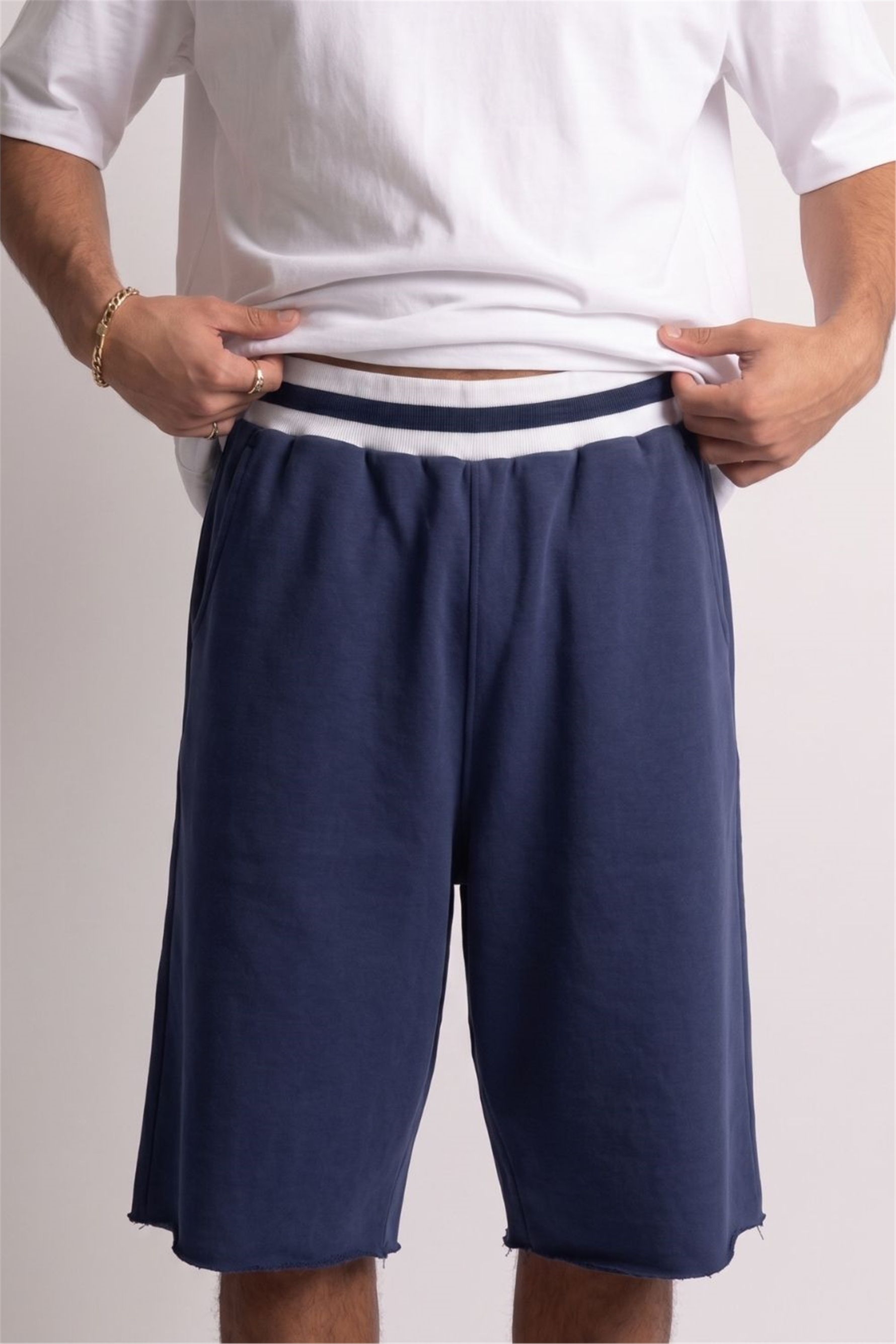 Erkek Lacivert Yang Jorts