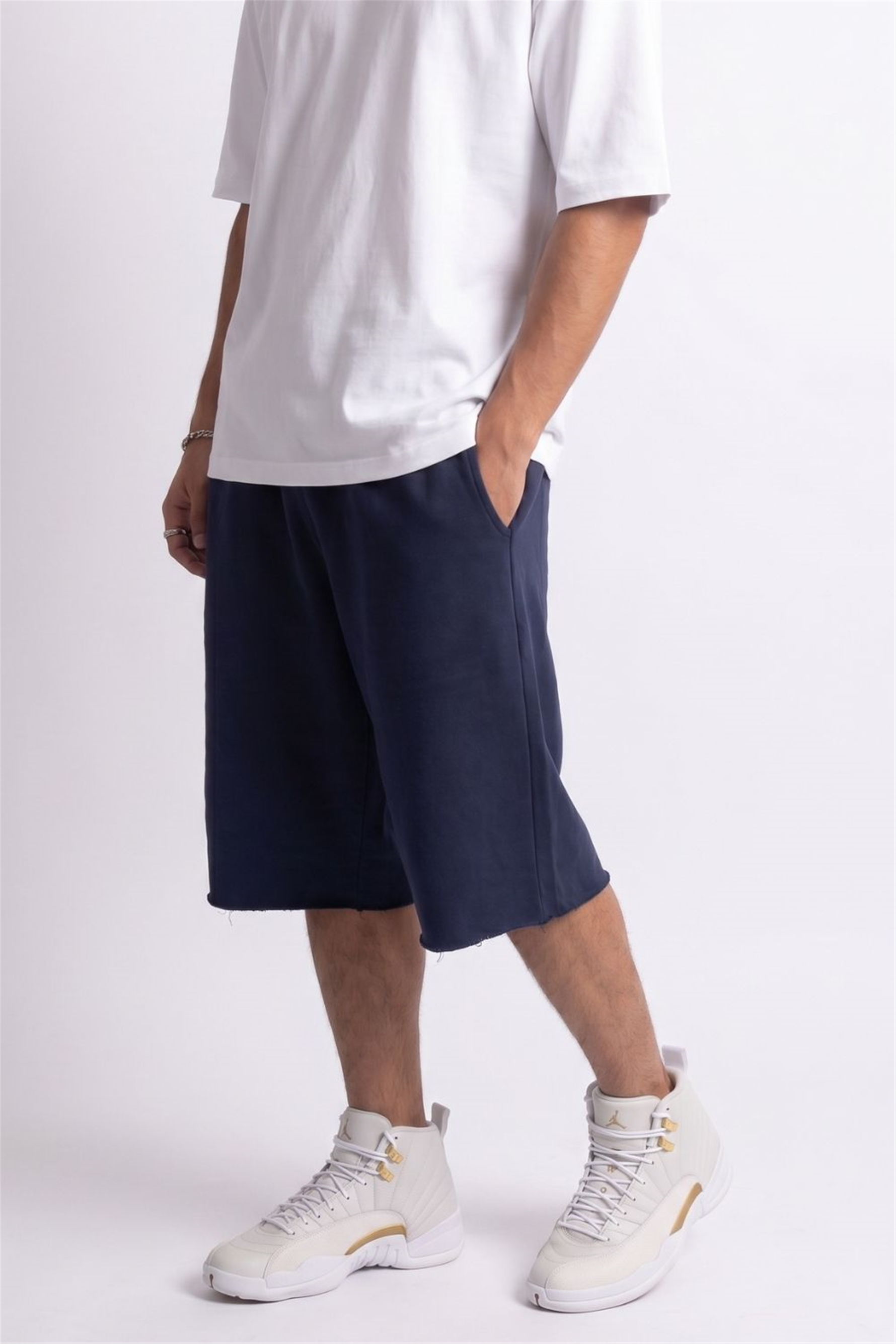 Erkek Lacivert Yang Jorts