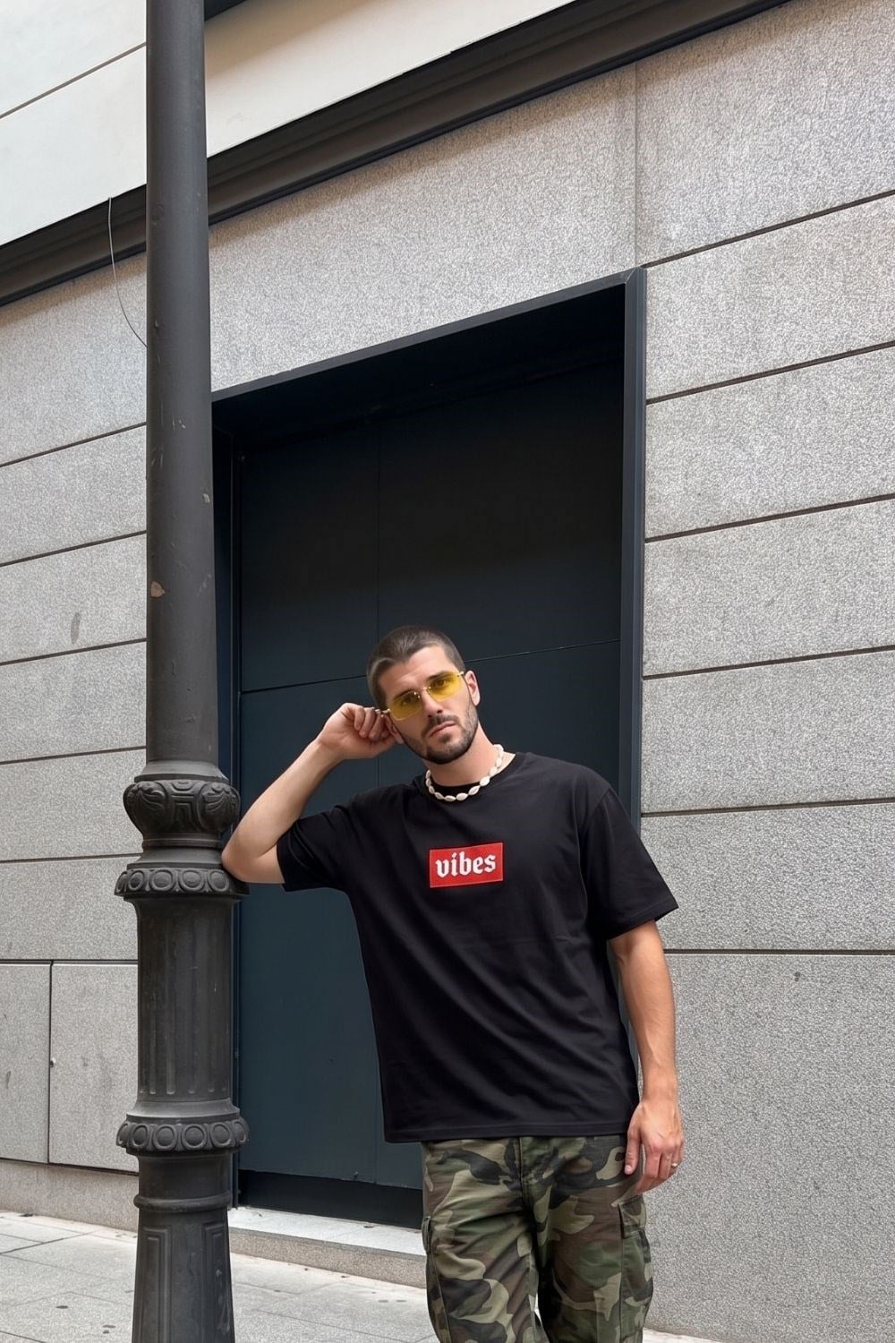 Erkek Relaxed 001 Oversize Siyah T-Shirt