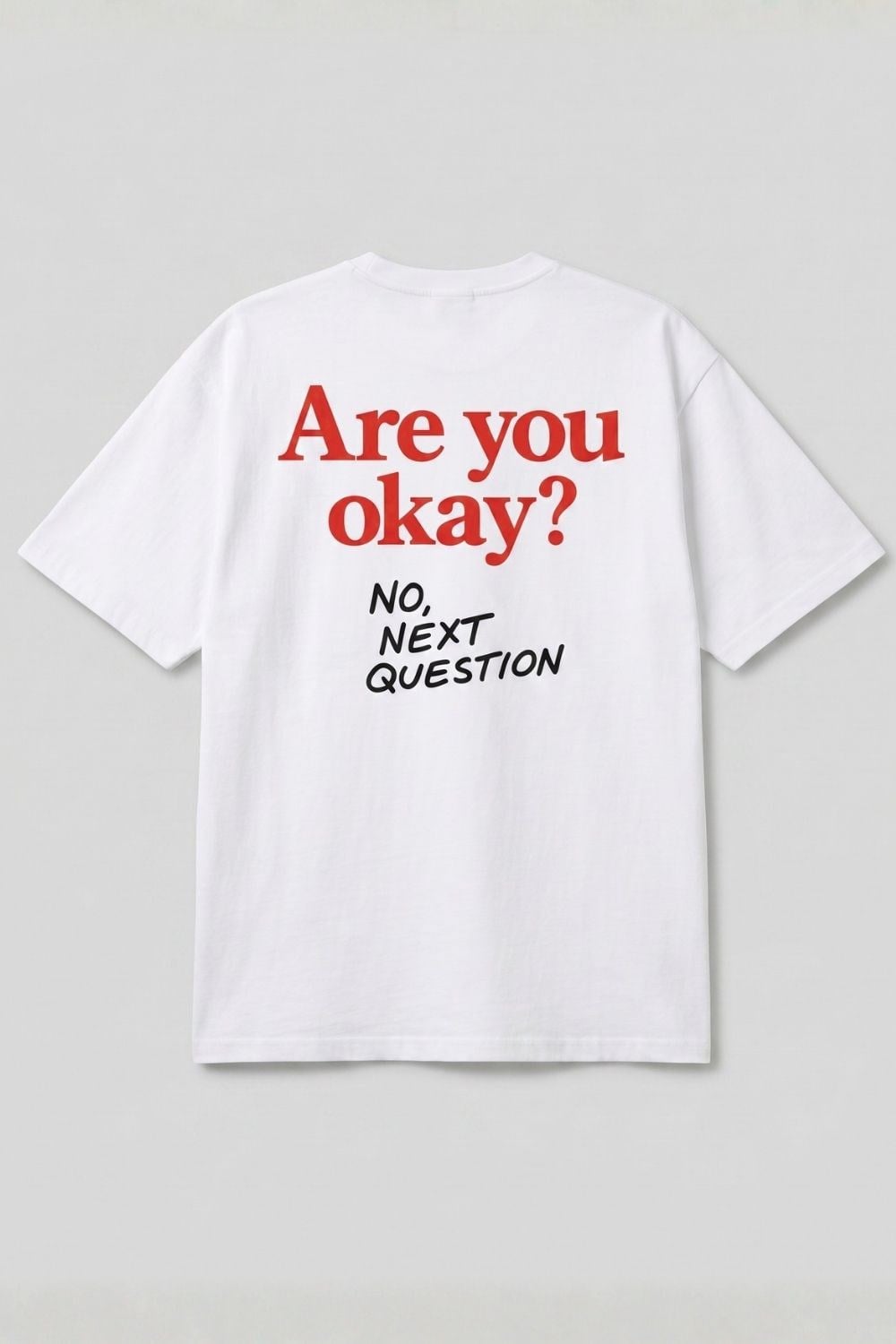 Erkek Relaxed 008 Oversize Beyaz T-Shirt