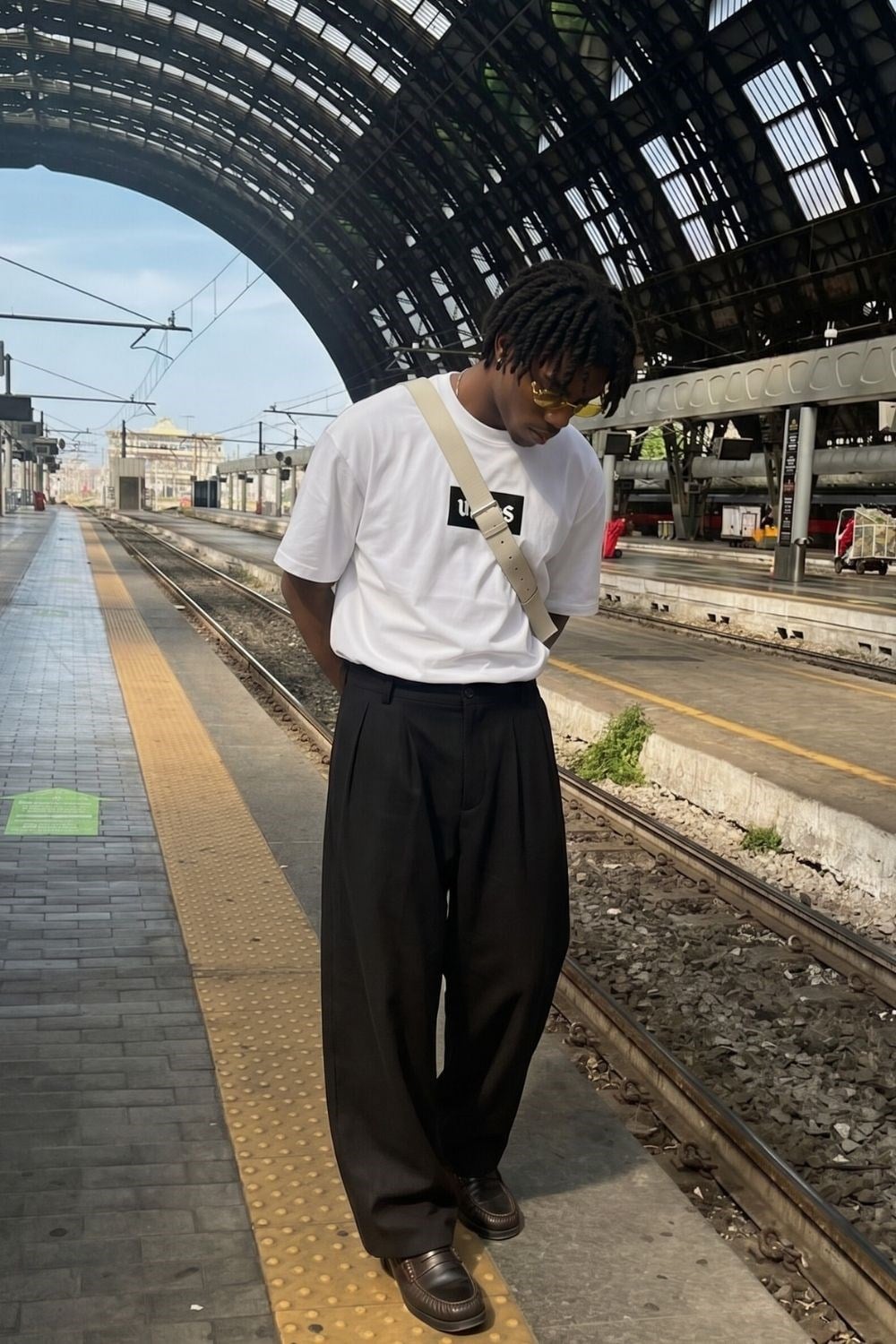 Erkek Relaxed 010 Oversize Beyaz T-Shirt