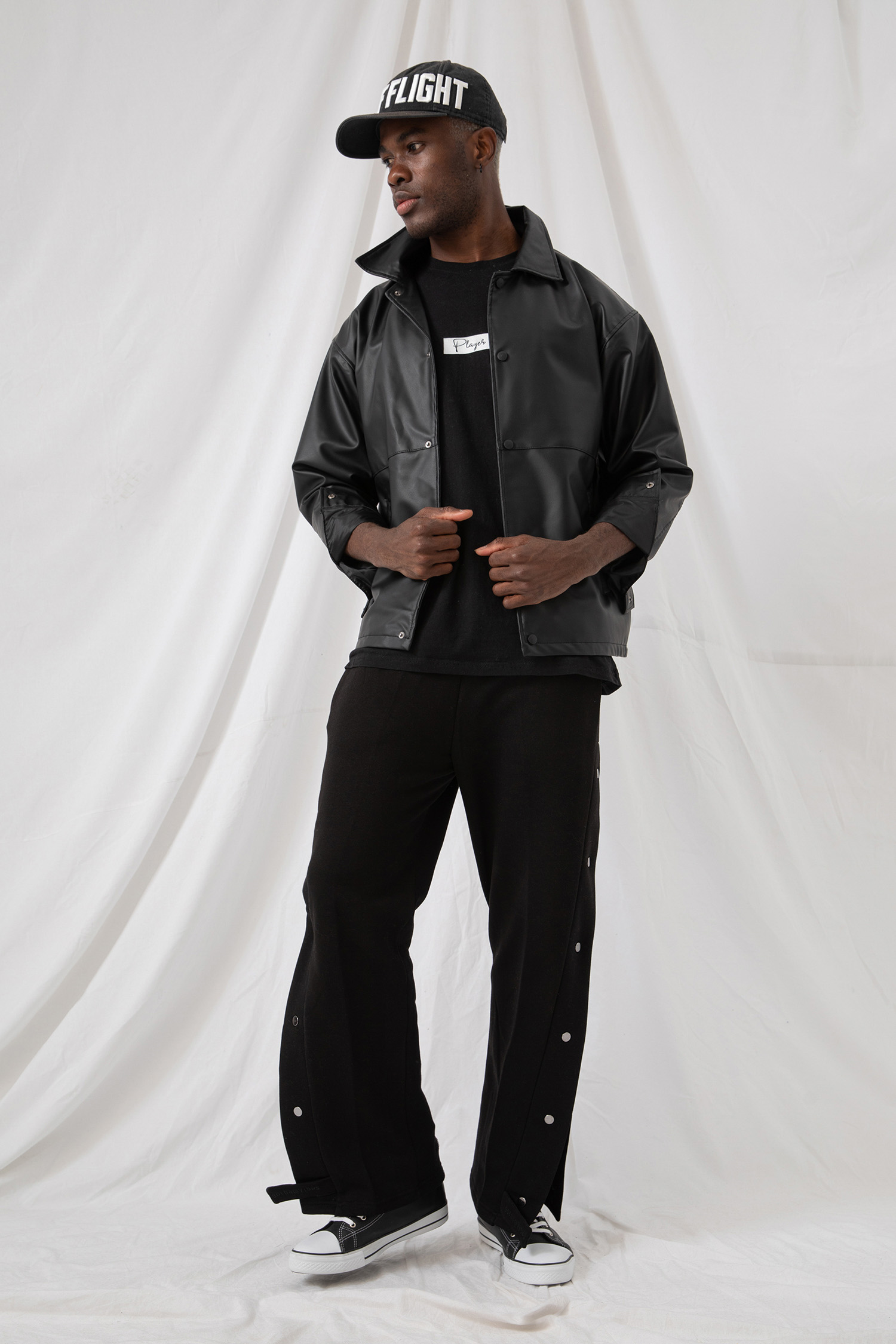 Erkek Siyah Deri Ceket